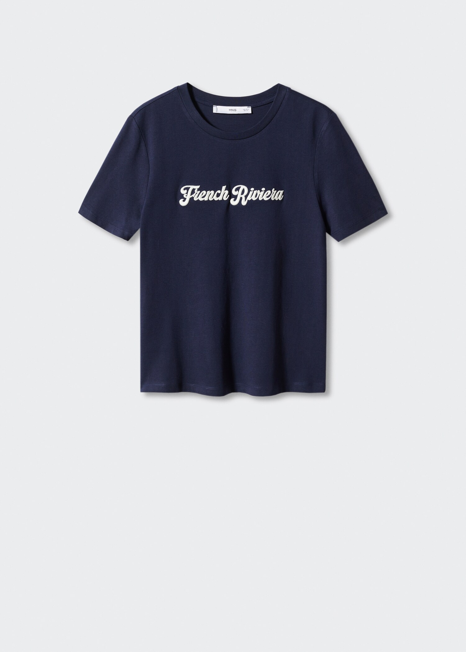 Camiseta mensaje bordado - Artículo sin modelo