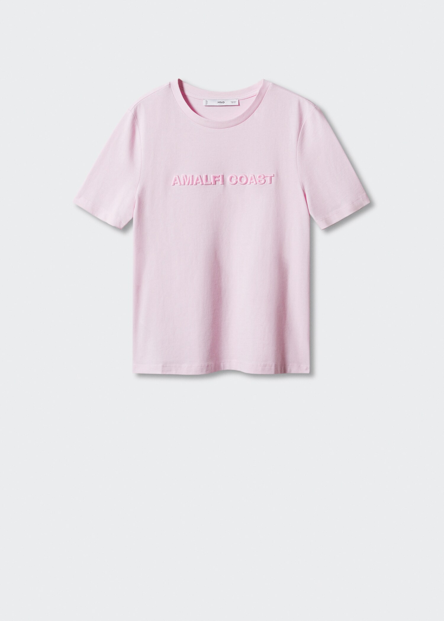 Embroidered message T-shirt - Article without model