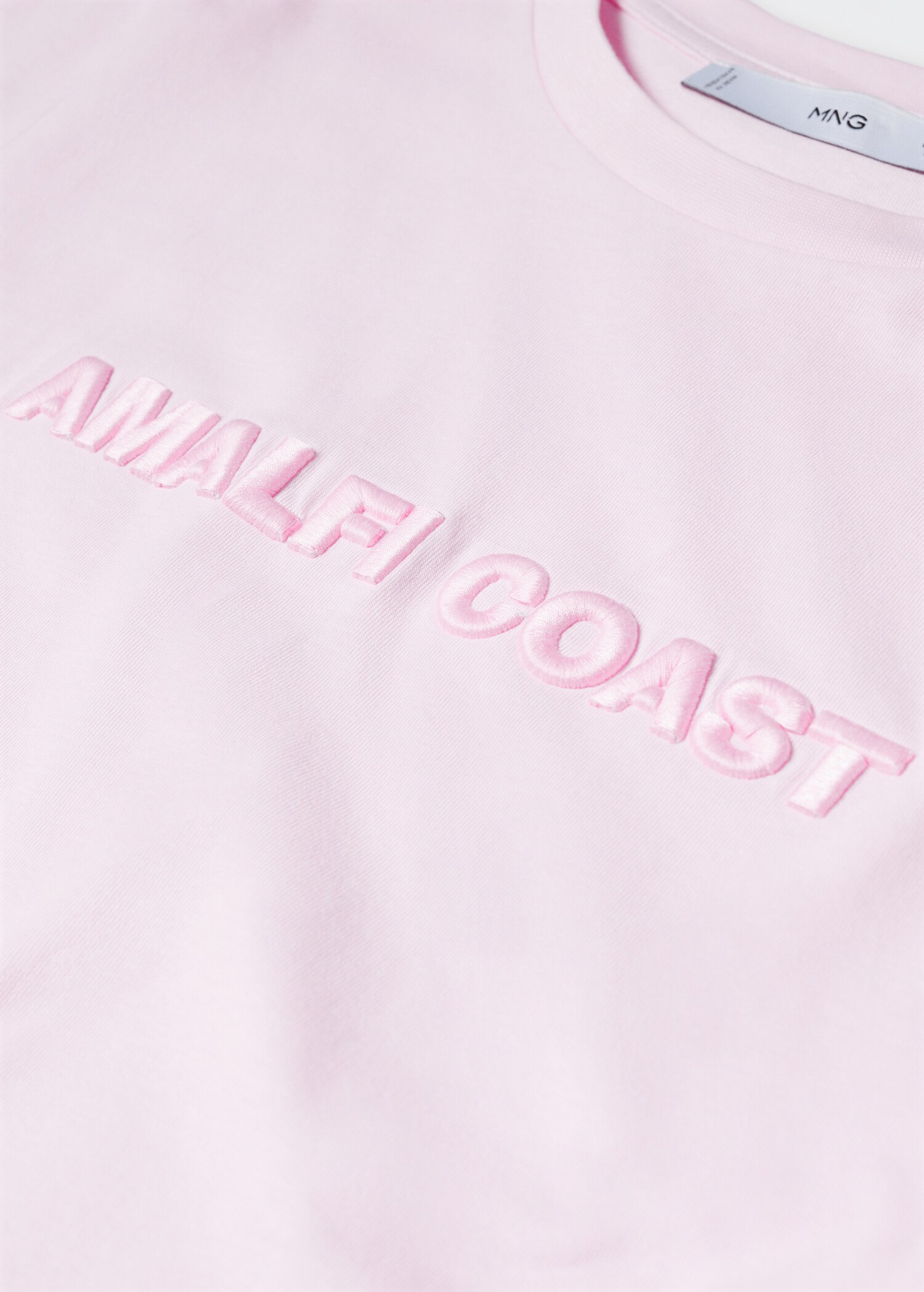 Embroidered message T-shirt - Details of the article 8