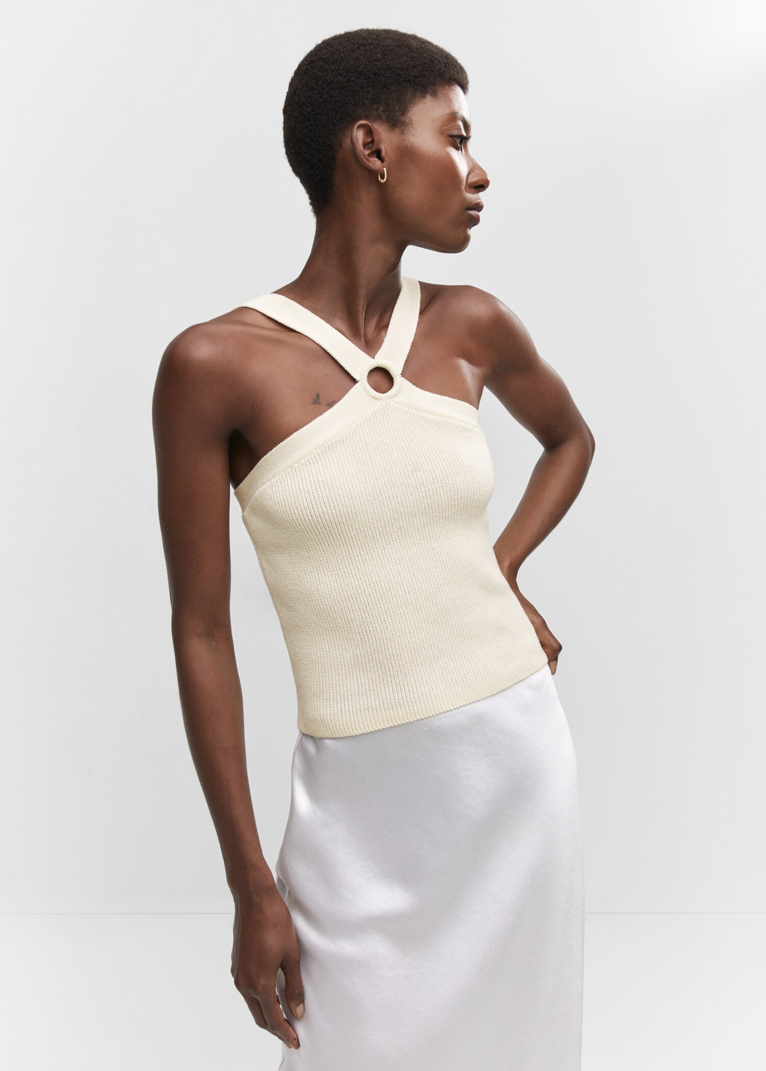 Top maille détail anneau - Plan moyen