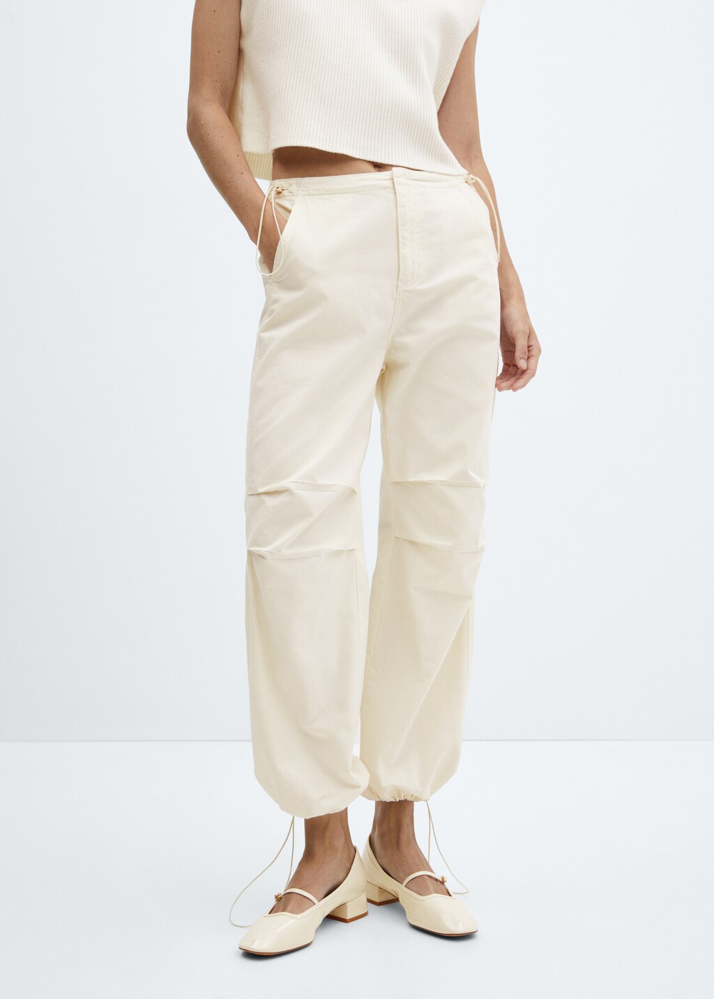 未使用品　ハチヤーズ　CBBOA Parachute Pants サイズM Elasticated Waist Side Stripe Parachute Pants | boohoo FI