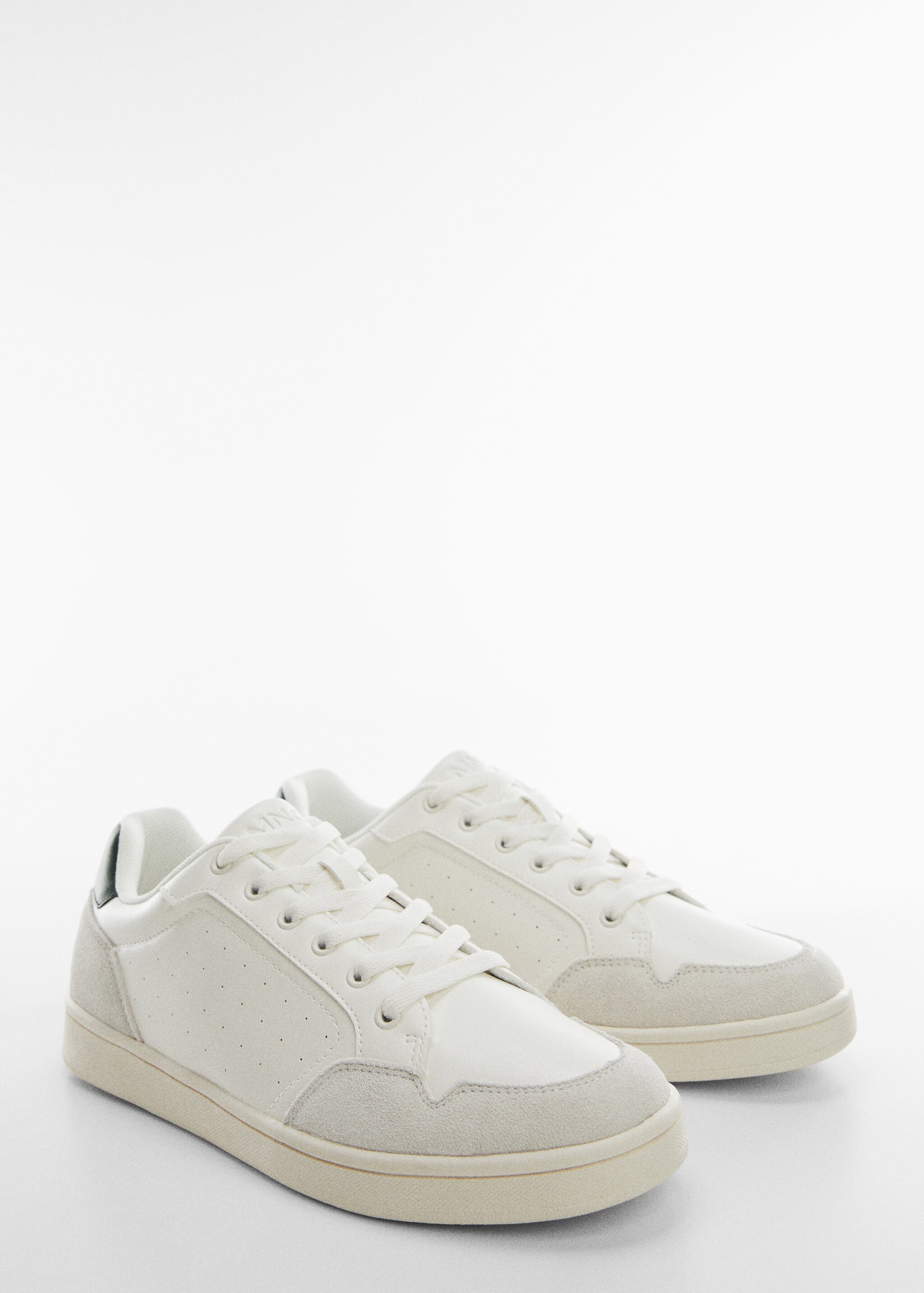 Lace-up leather sneakers - Medium plane