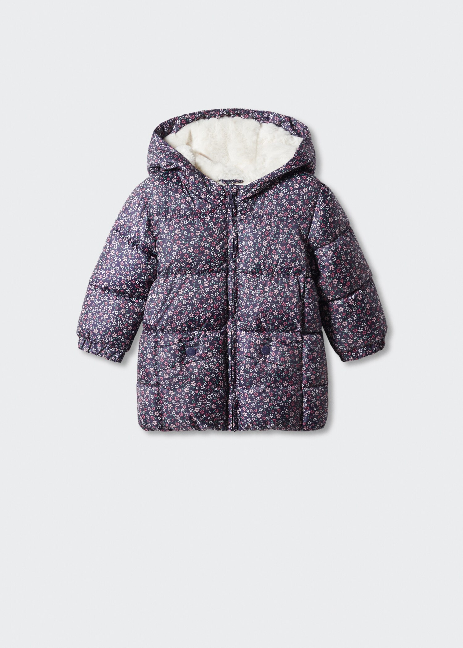 Prošívaný anorak s podšívkou z beránka - Zboží bez modelu