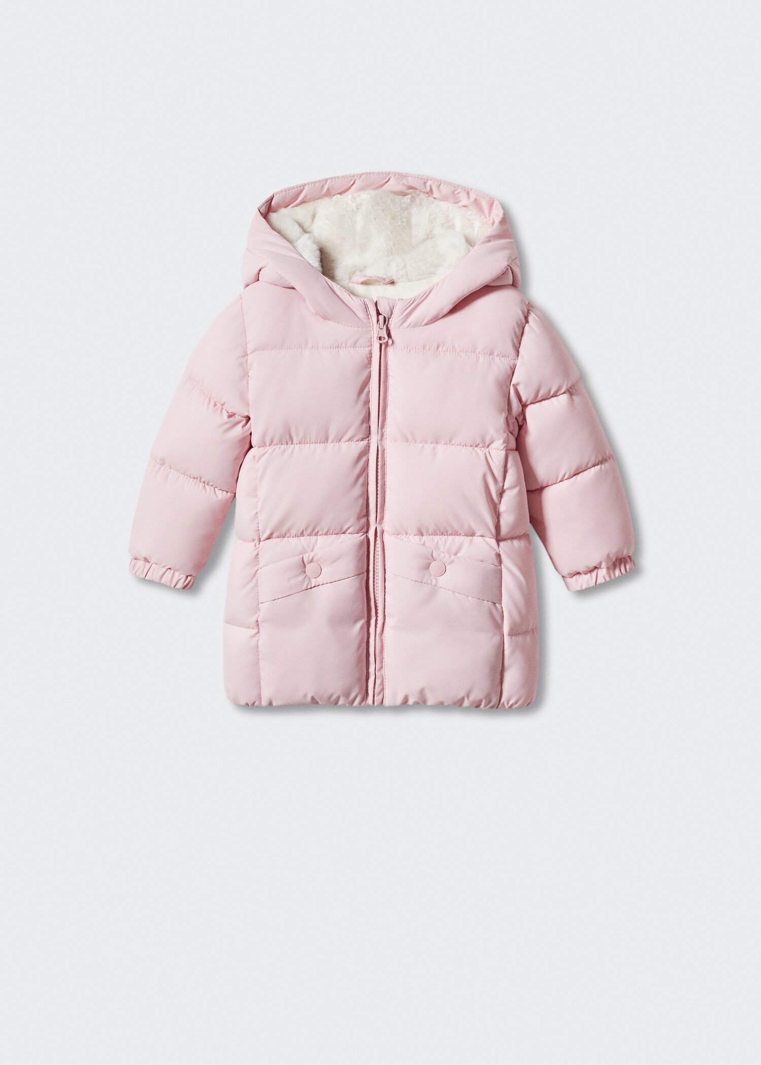 Prošívaný anorak s podšívkou z beránka - Zboží bez modelu