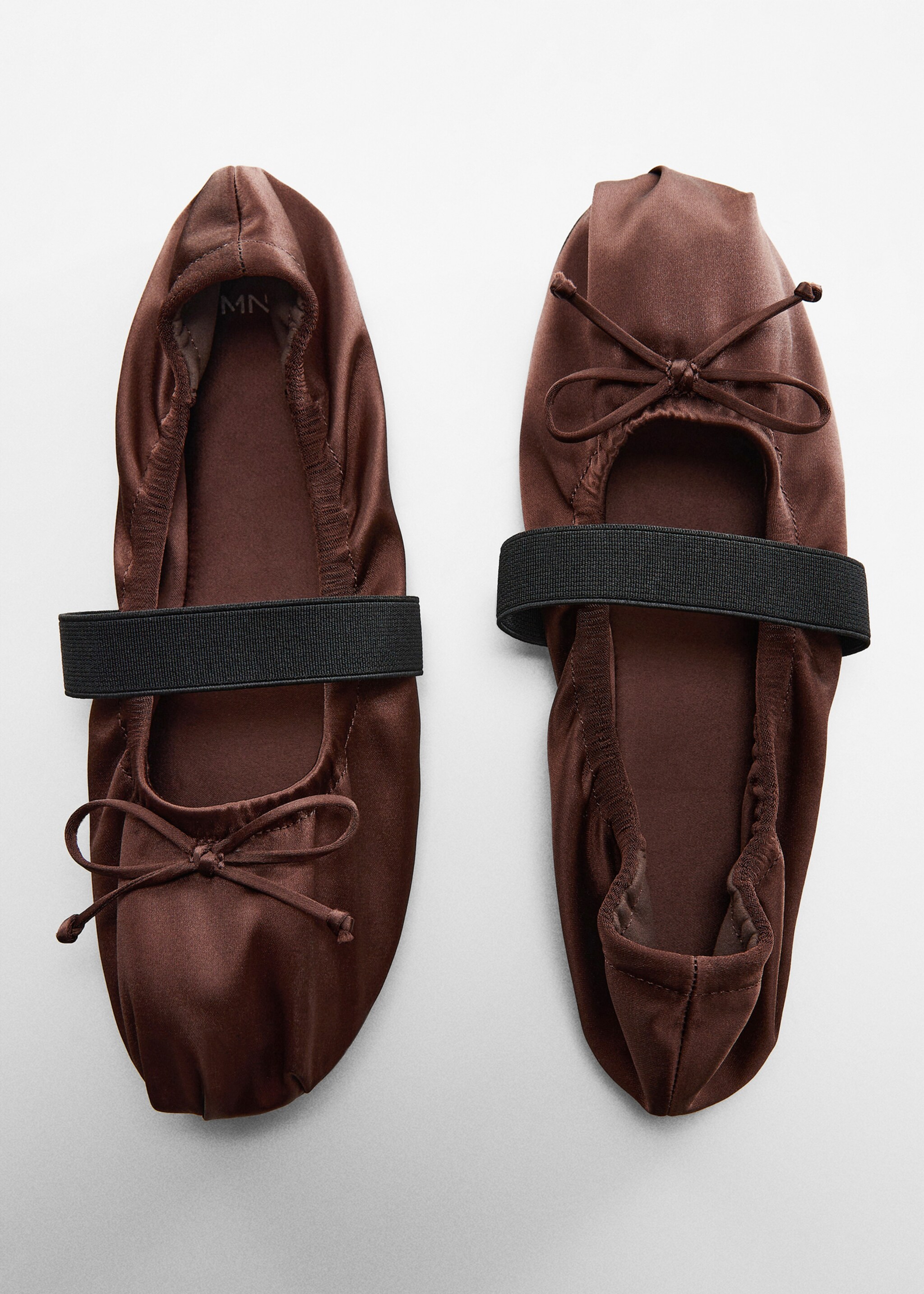 Elastic satin ballet flats - Details of the article 5