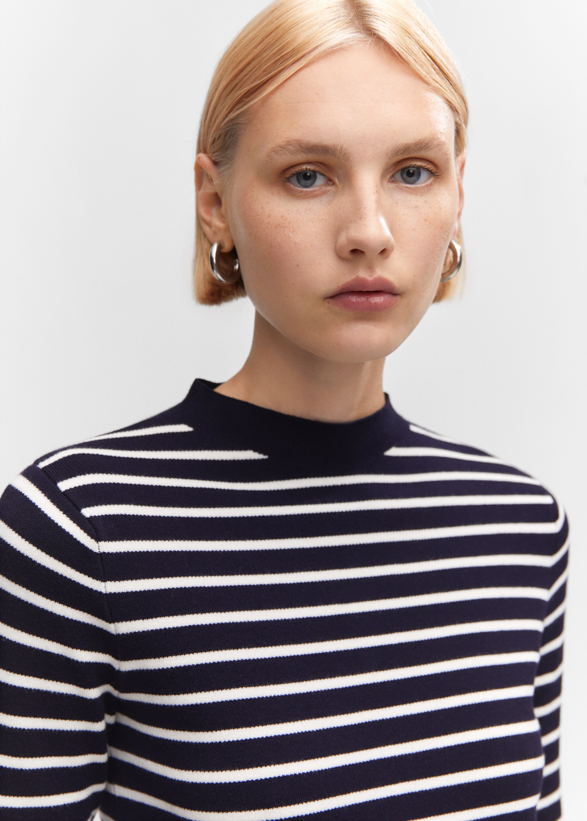 Striped jersey dress - Details of the article 1