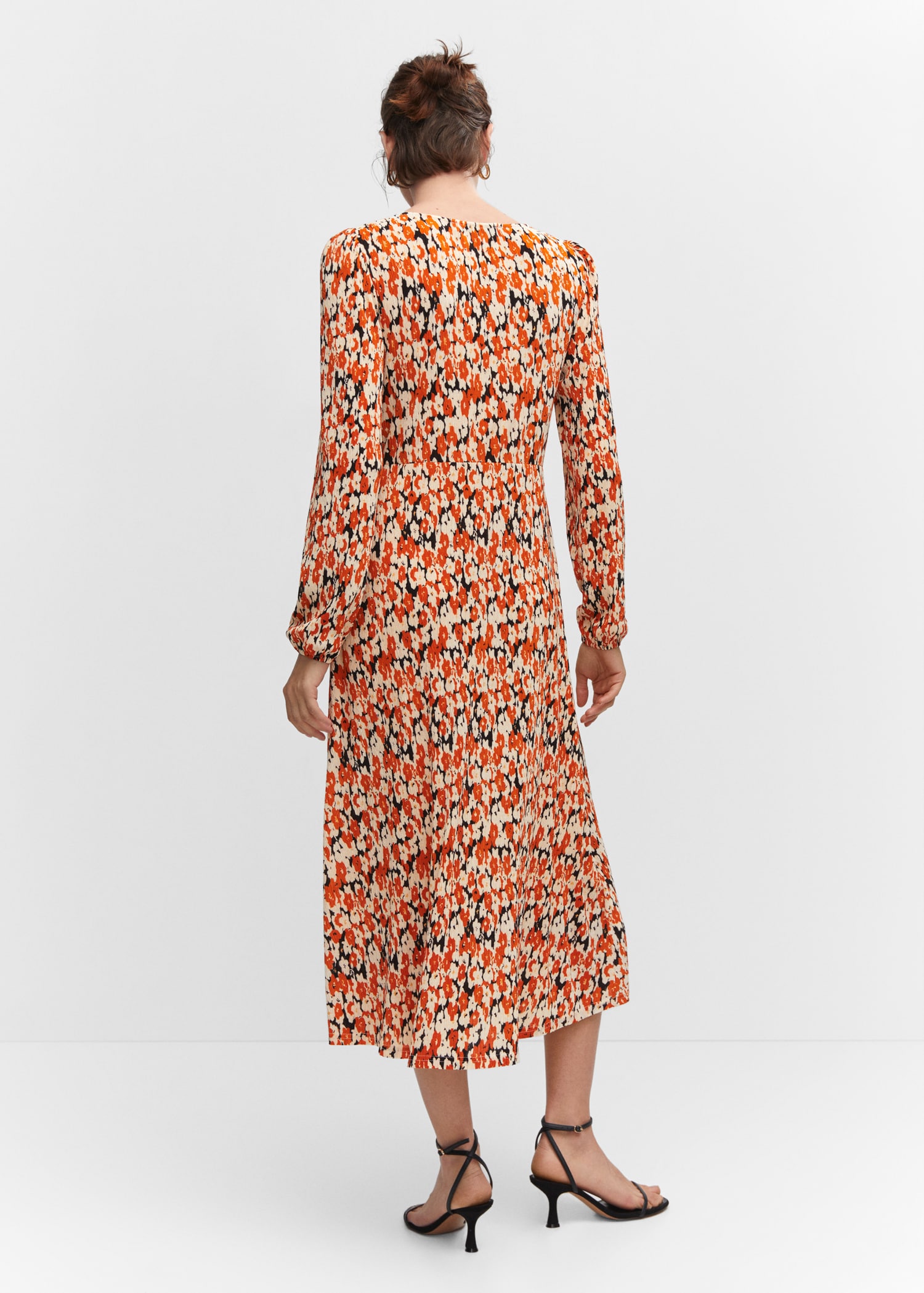 Vestido textura estampado - Reverso del artículo