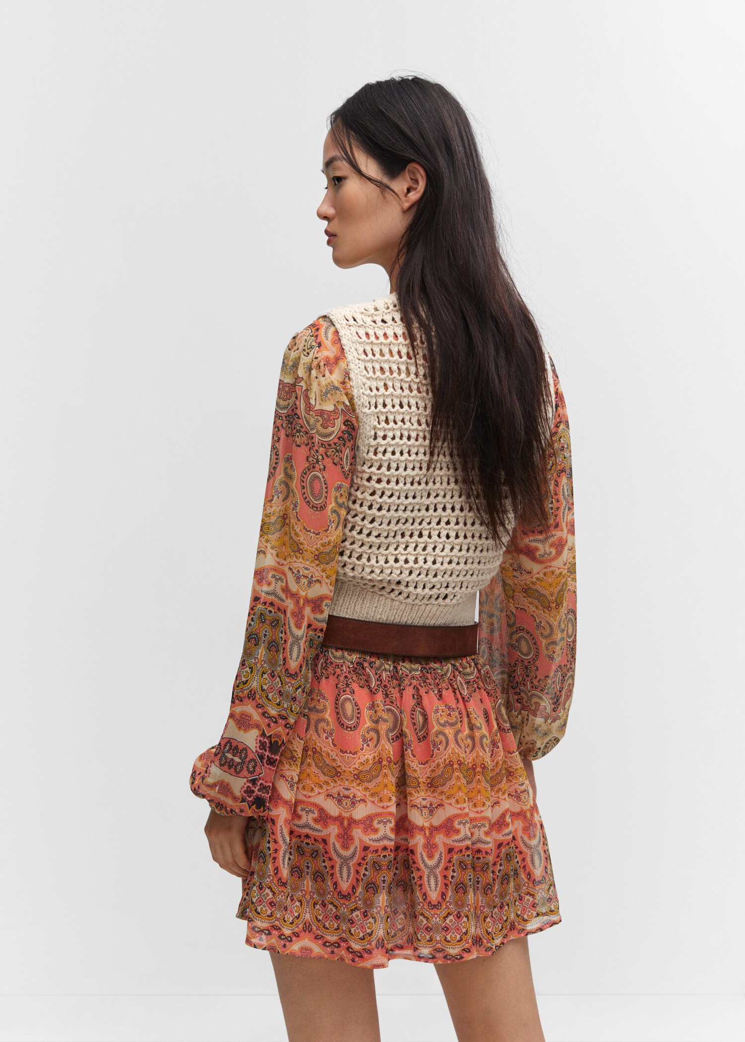 Fringed vest - Reverse of the article