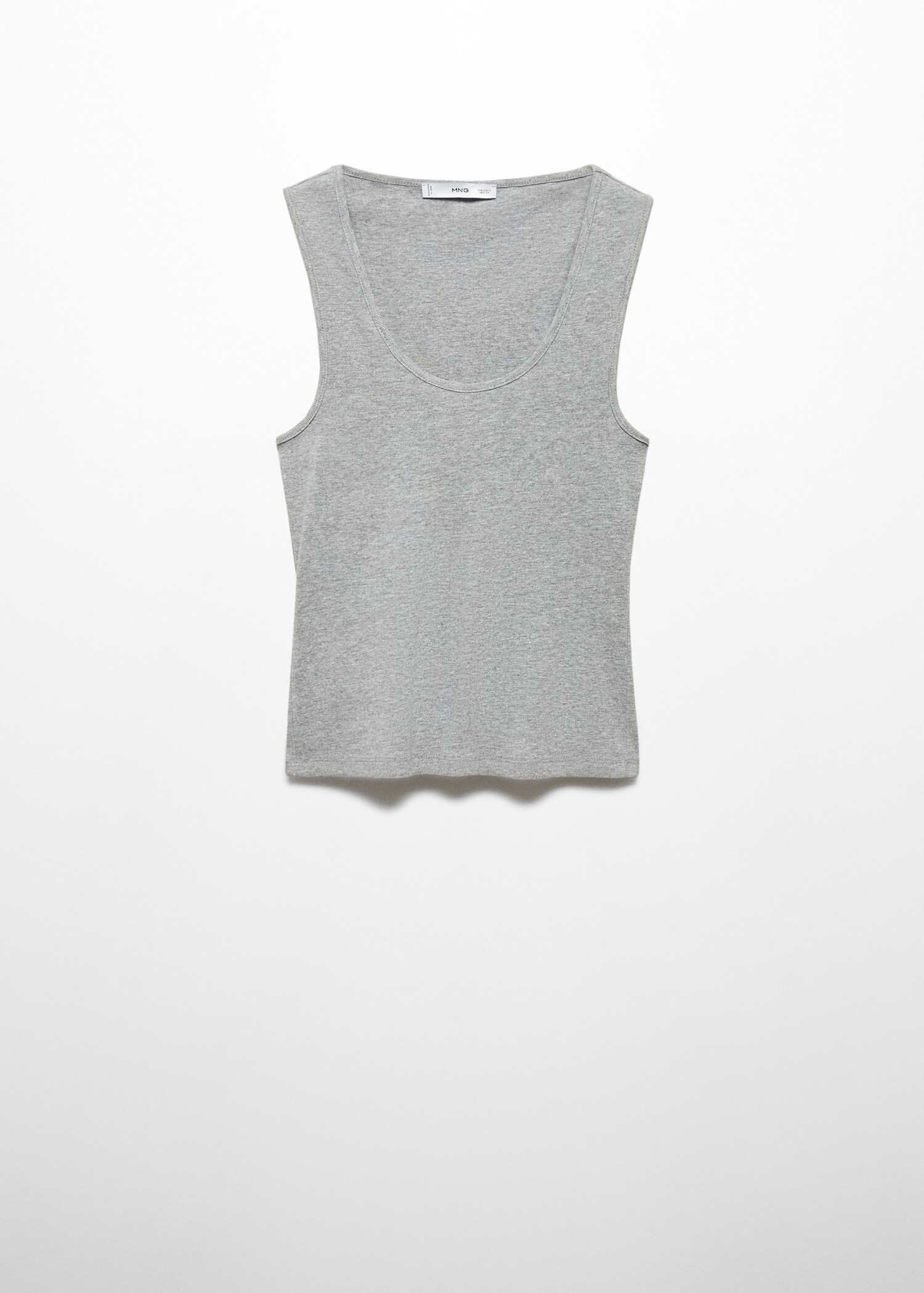Knitted top with wide straps - Article without model