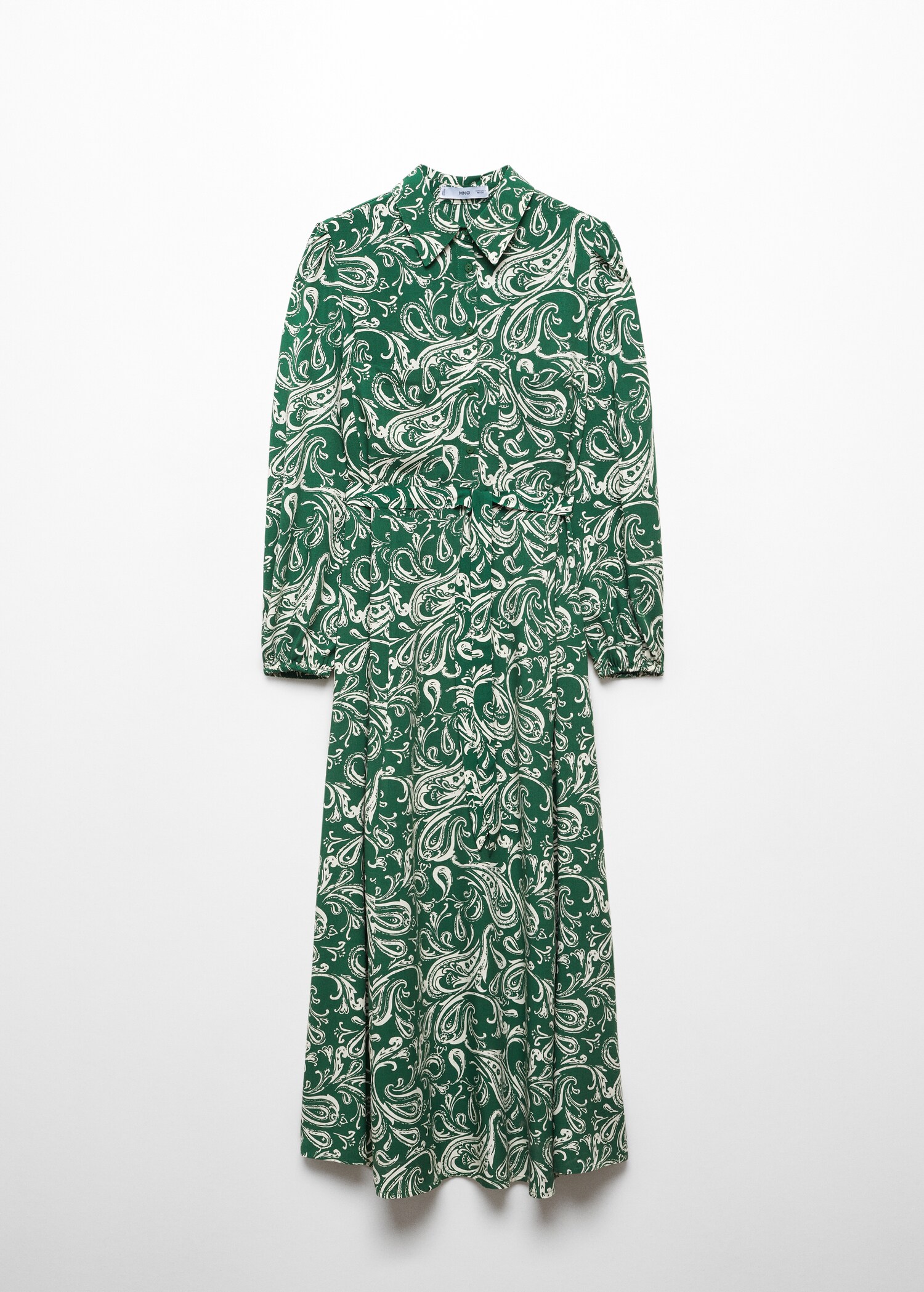 Printed shirt dress - Article without model