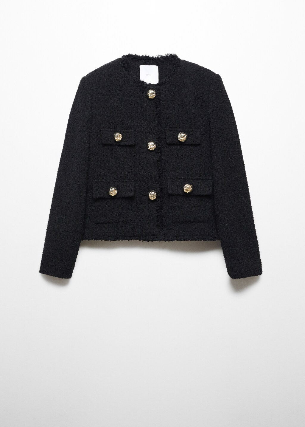 Tweed jacket with pockets - Women | MANGO USA