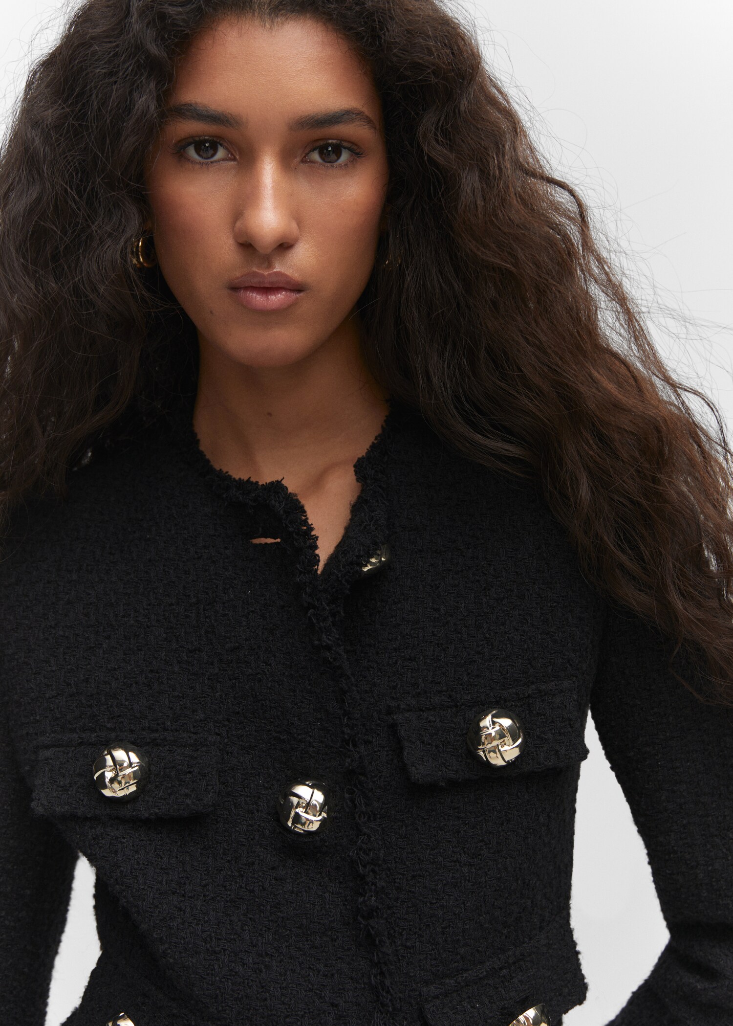 Veste en tweed à poches - Détail de l'article 1