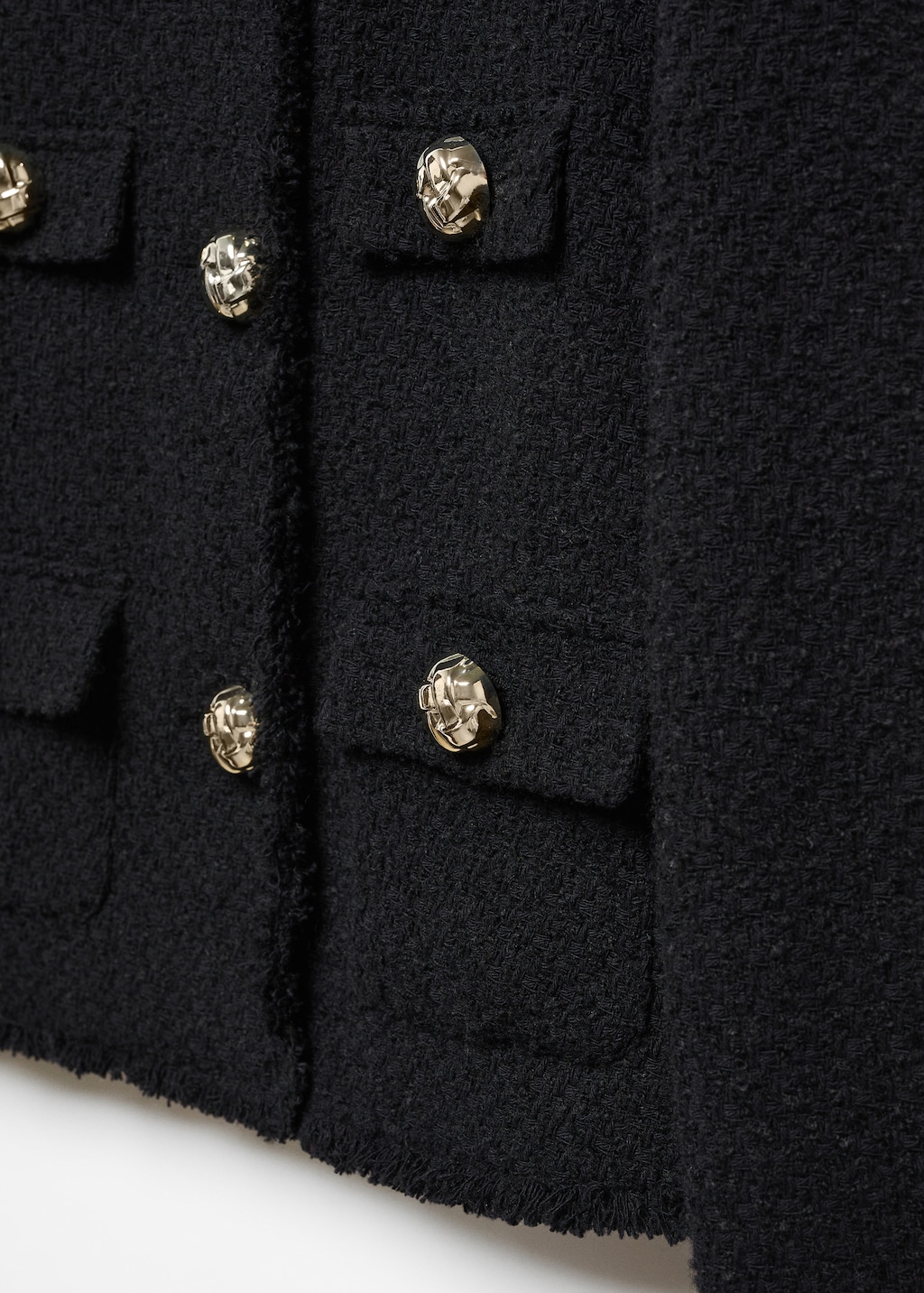 Tweed jacket with pockets