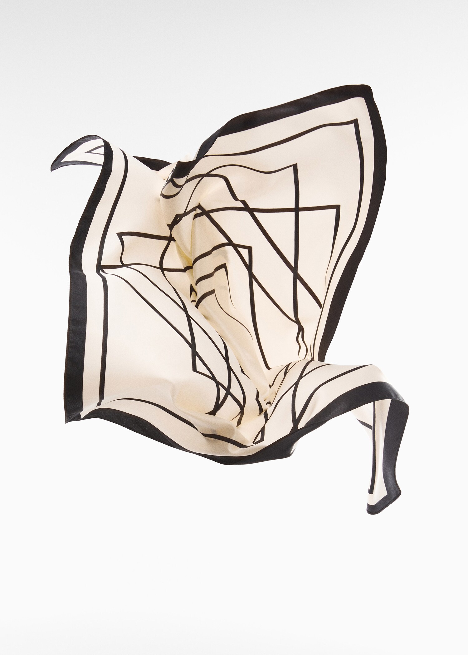 Geometric printed foulard - Details of the article 5