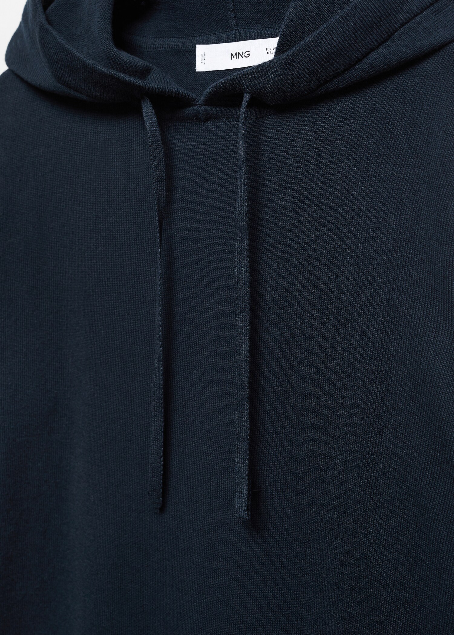 Cotton and linen hooded pyjama sweatshirt - Detaliu al articolului 8