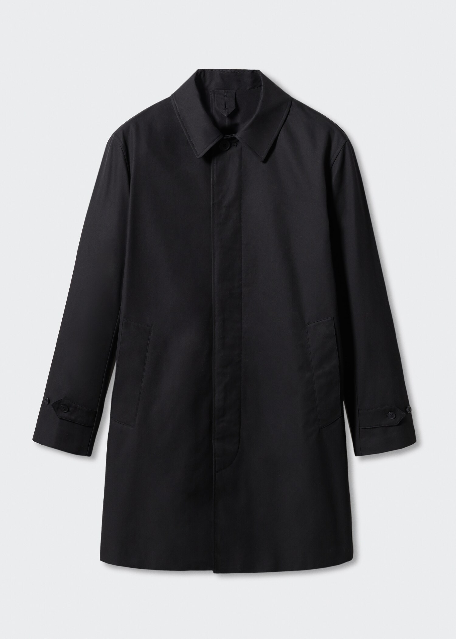 Water-repellent cotton trench coat - Article without model