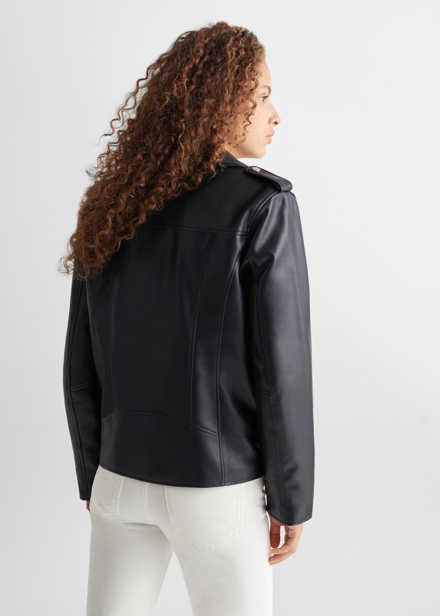 Chaqueta efecto piel - Reverso del artículo