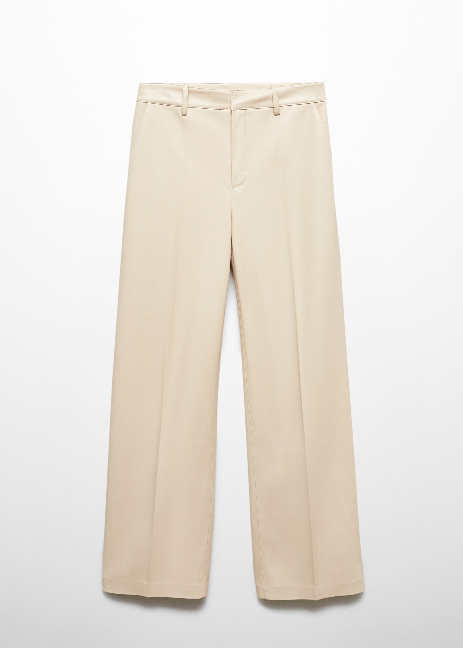 Брюки wideleg из искусственной кожи - Изделие без модели