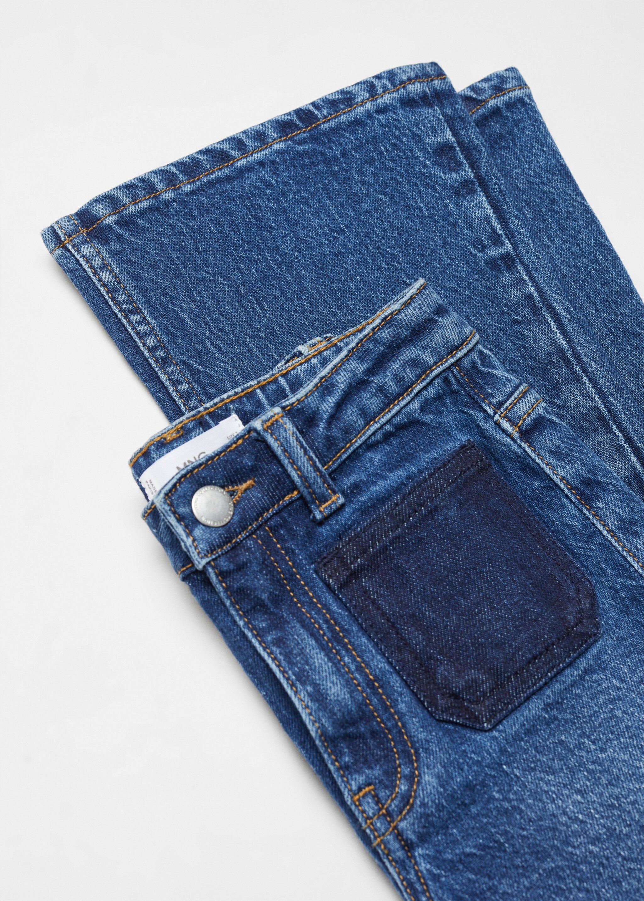 Flared jeans with pocket - Details of the article 8