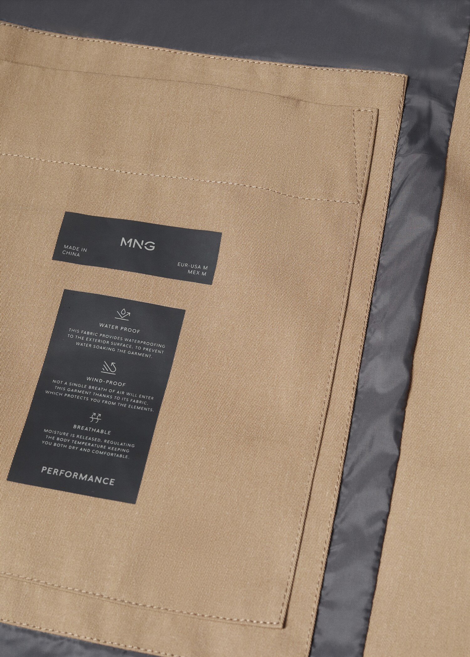 Parka imperméable capuche - Détail de l'article 8