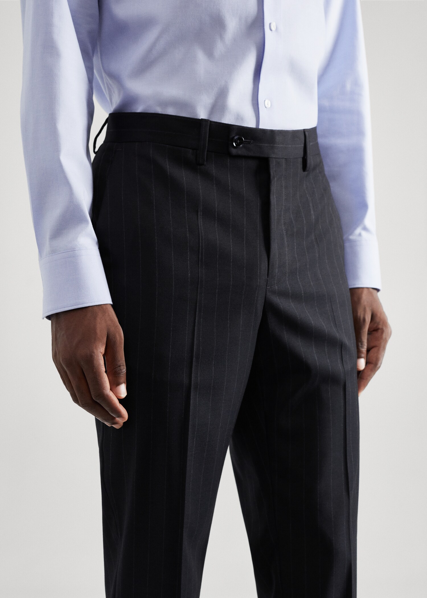Pantaloni completo slim-fit tessuto comfort stretch - Dettaglio dell'articolo 1