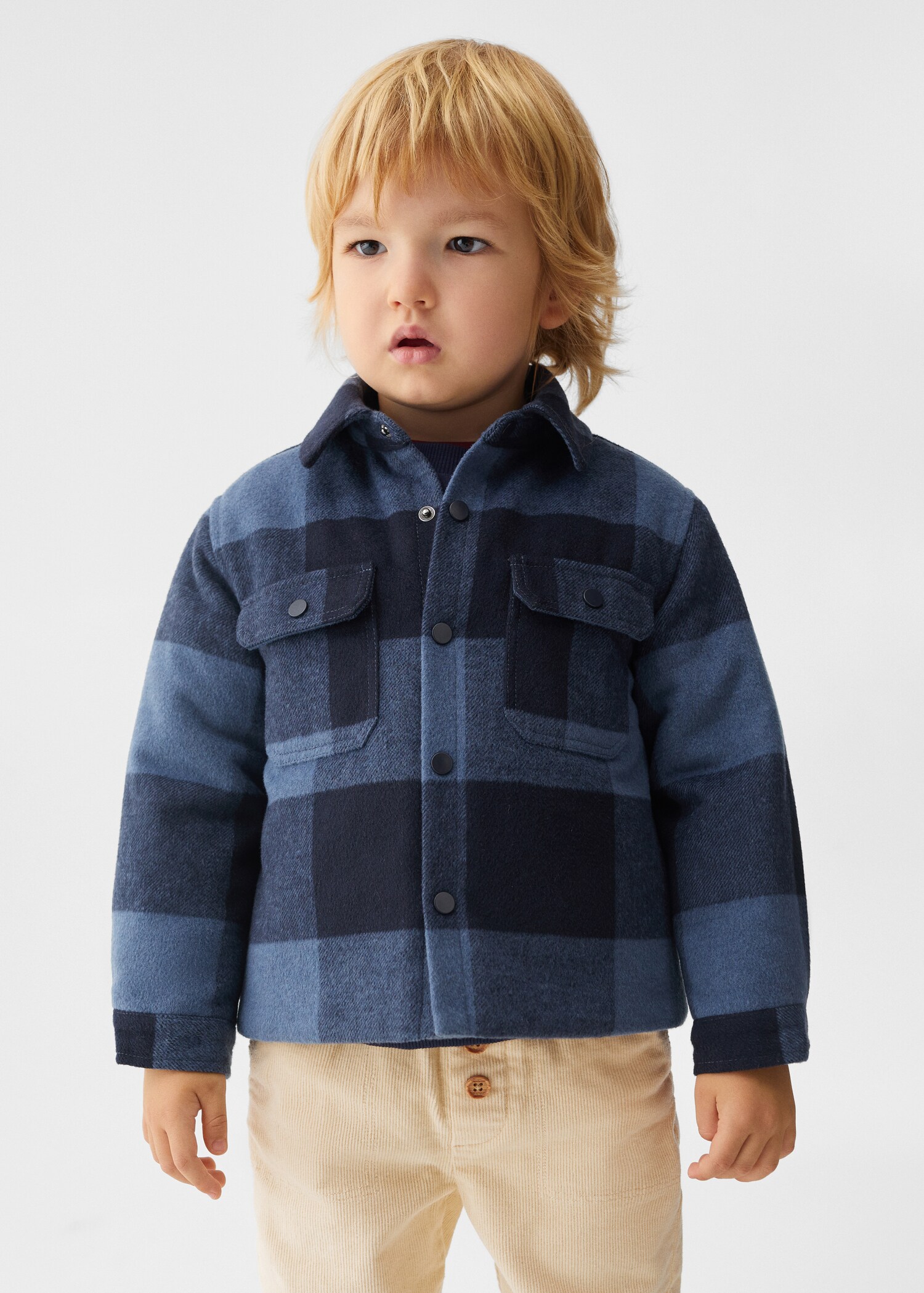 Checked overshirt - Medium plane