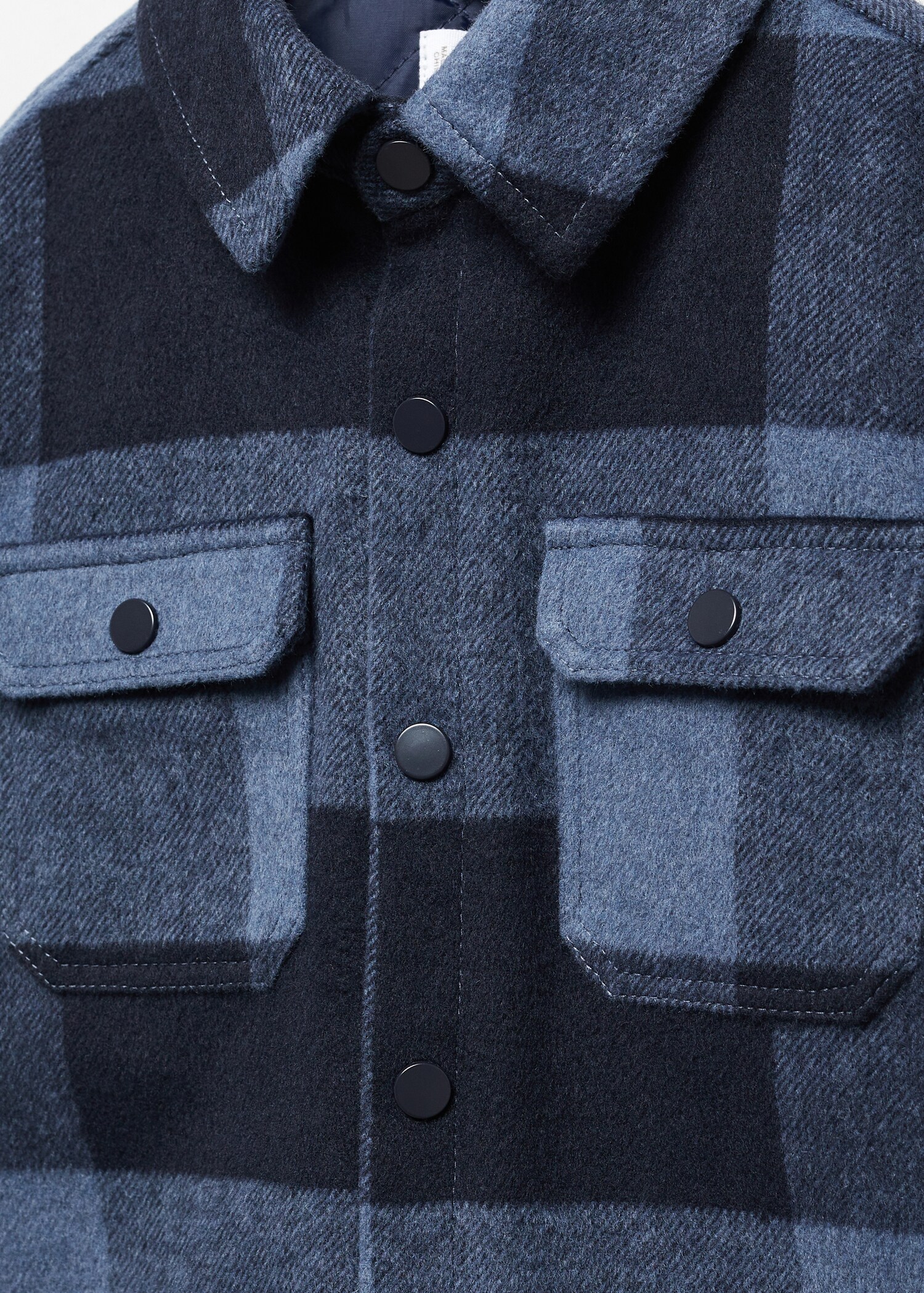 Checked overshirt - Details of the article 8