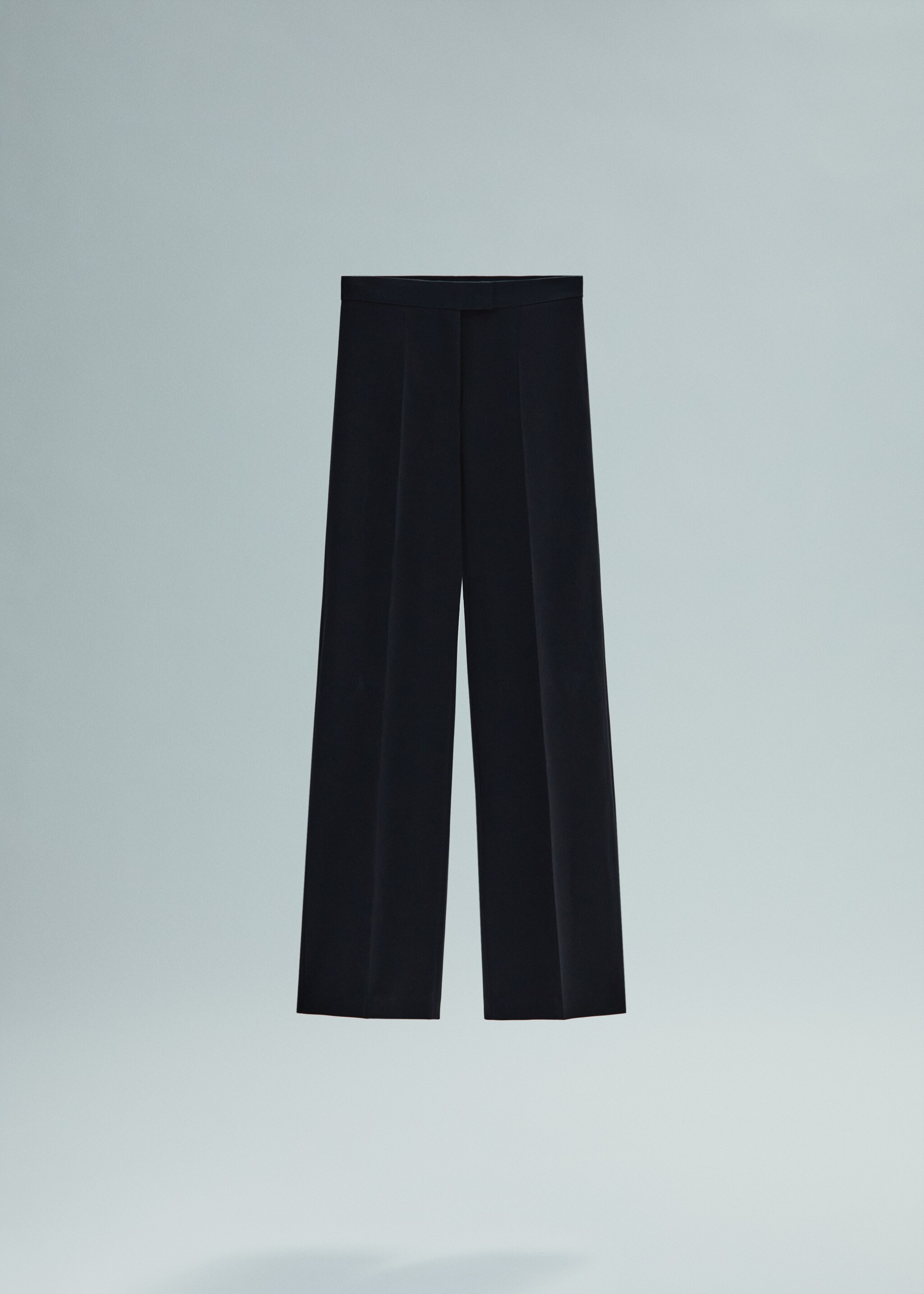 Saten detaylı kumaş palazzo pantolon - Modelsiz ürün