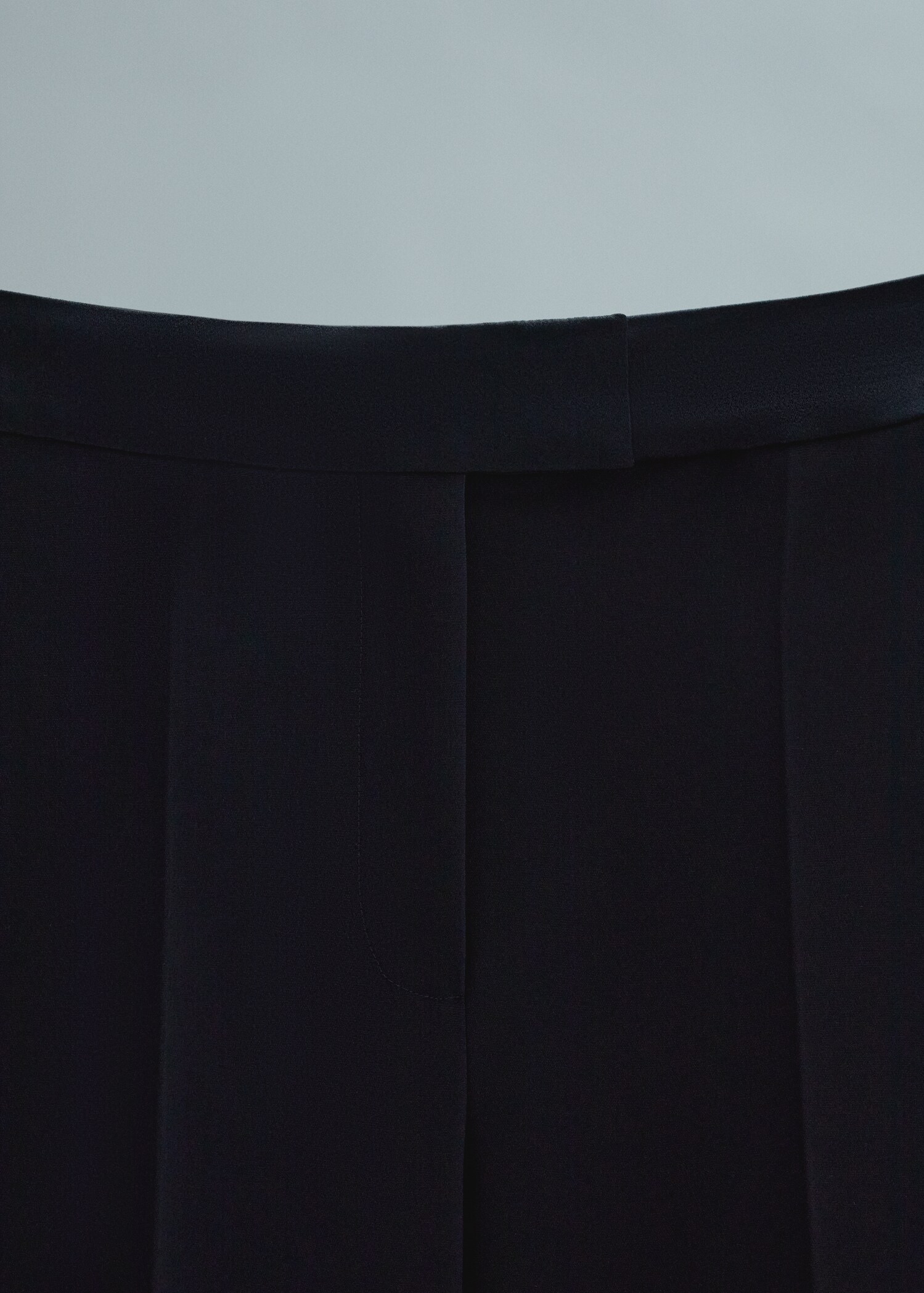 Palazzo suit trousers with satin details - Details of the article 8