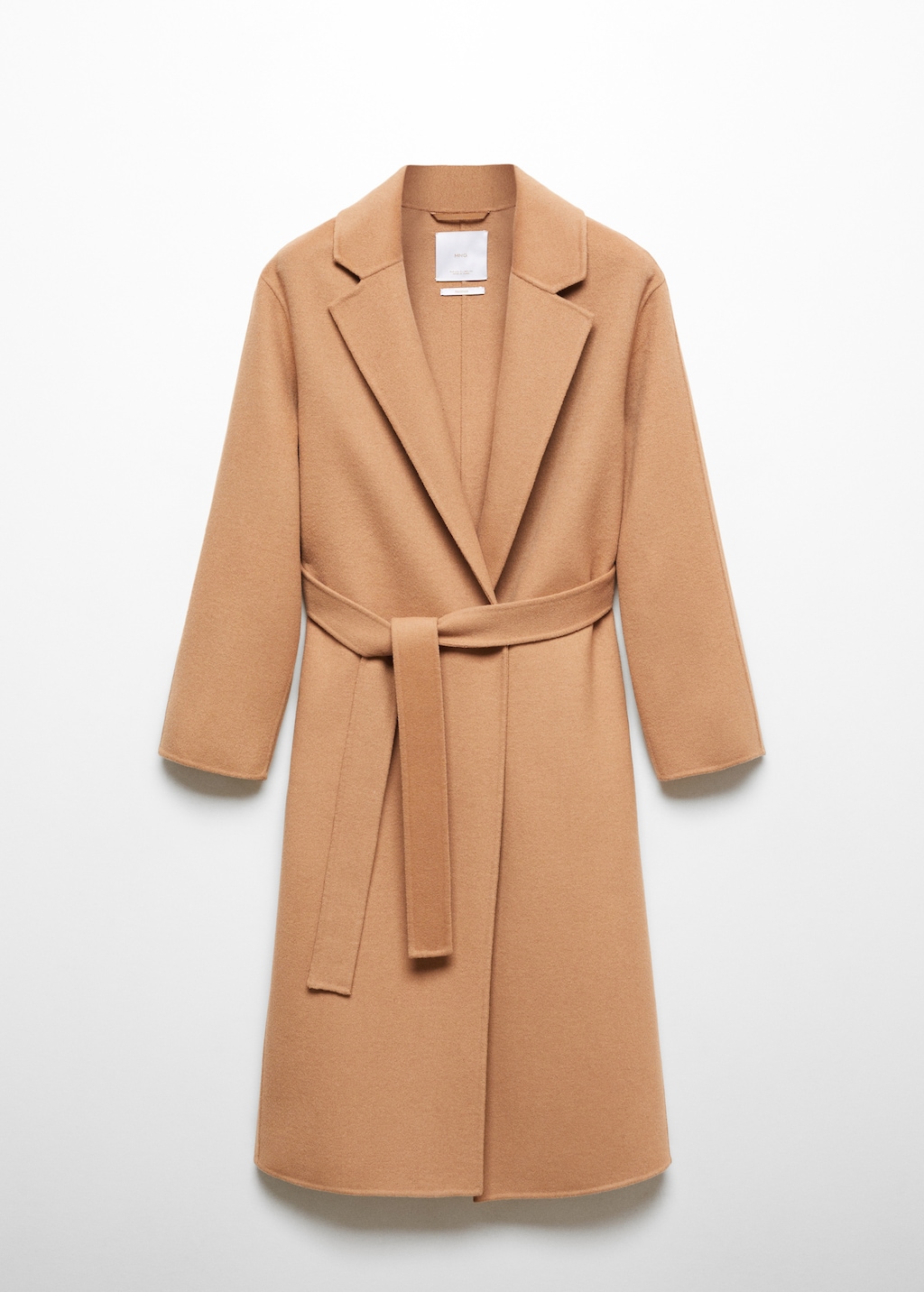 Manteau fait main avec ceinture Femme MANGO France La Reunion