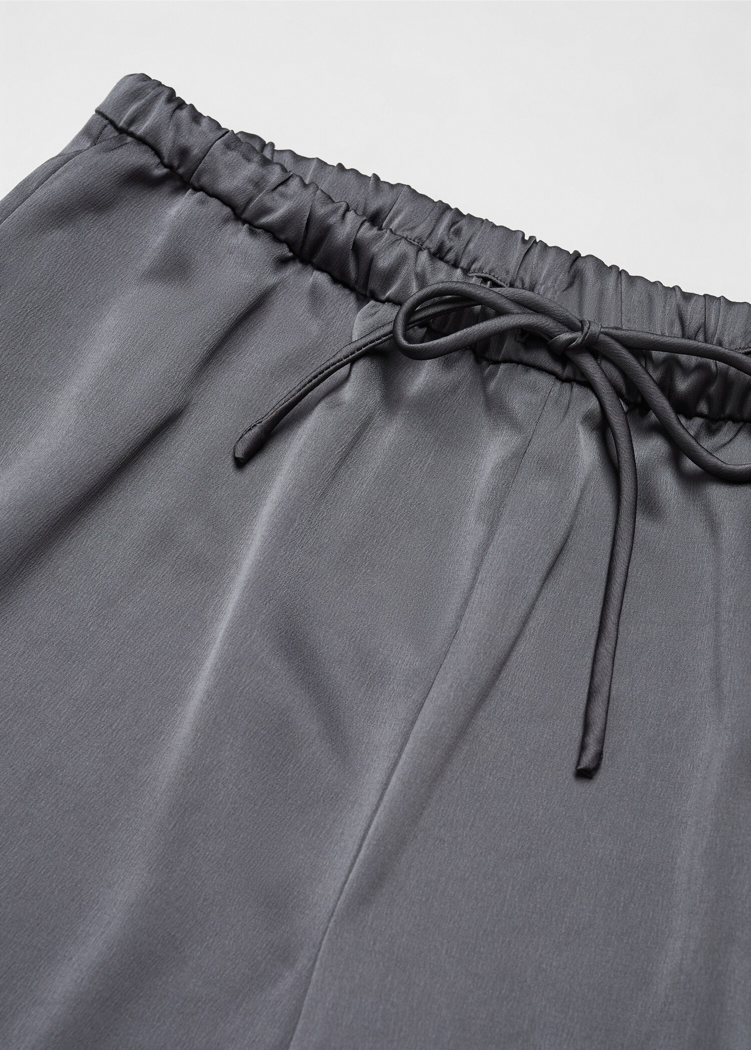 Pantalón cintura elástica satinado - Detalle del artículo 8