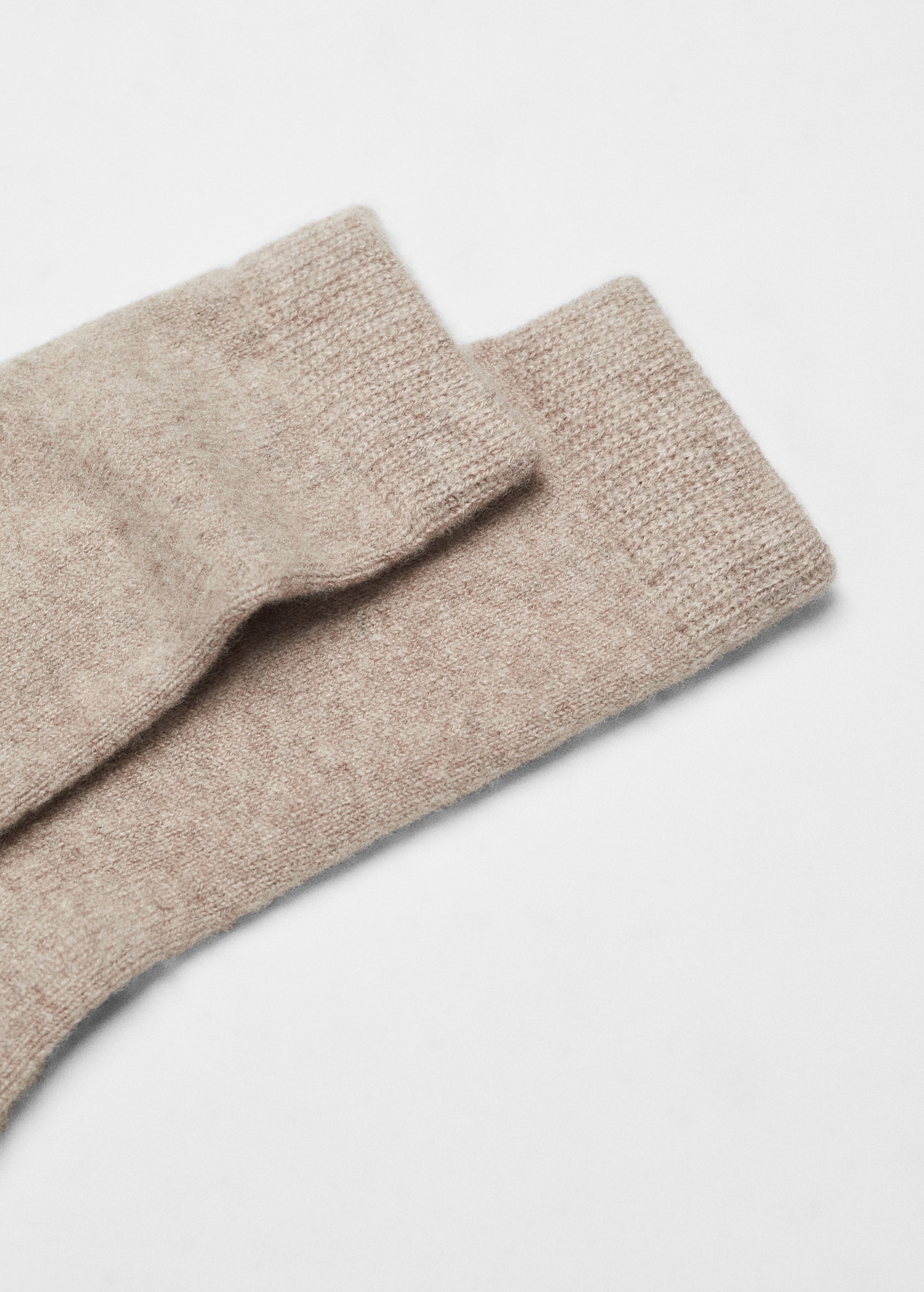 Calcetines punto cashmere - Plano medio