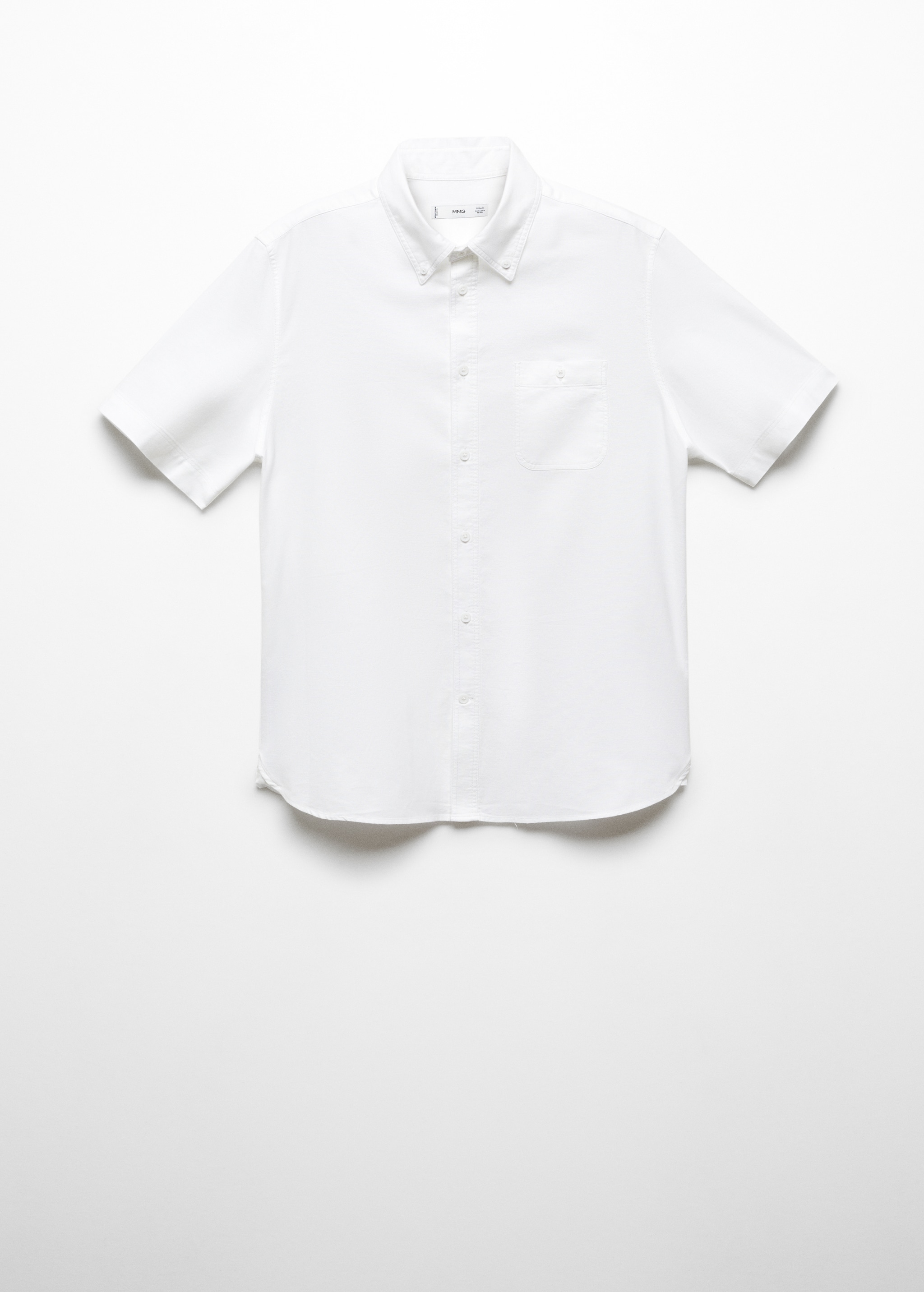Рубашка 100% хлопок regular fit  - Изделие без модели