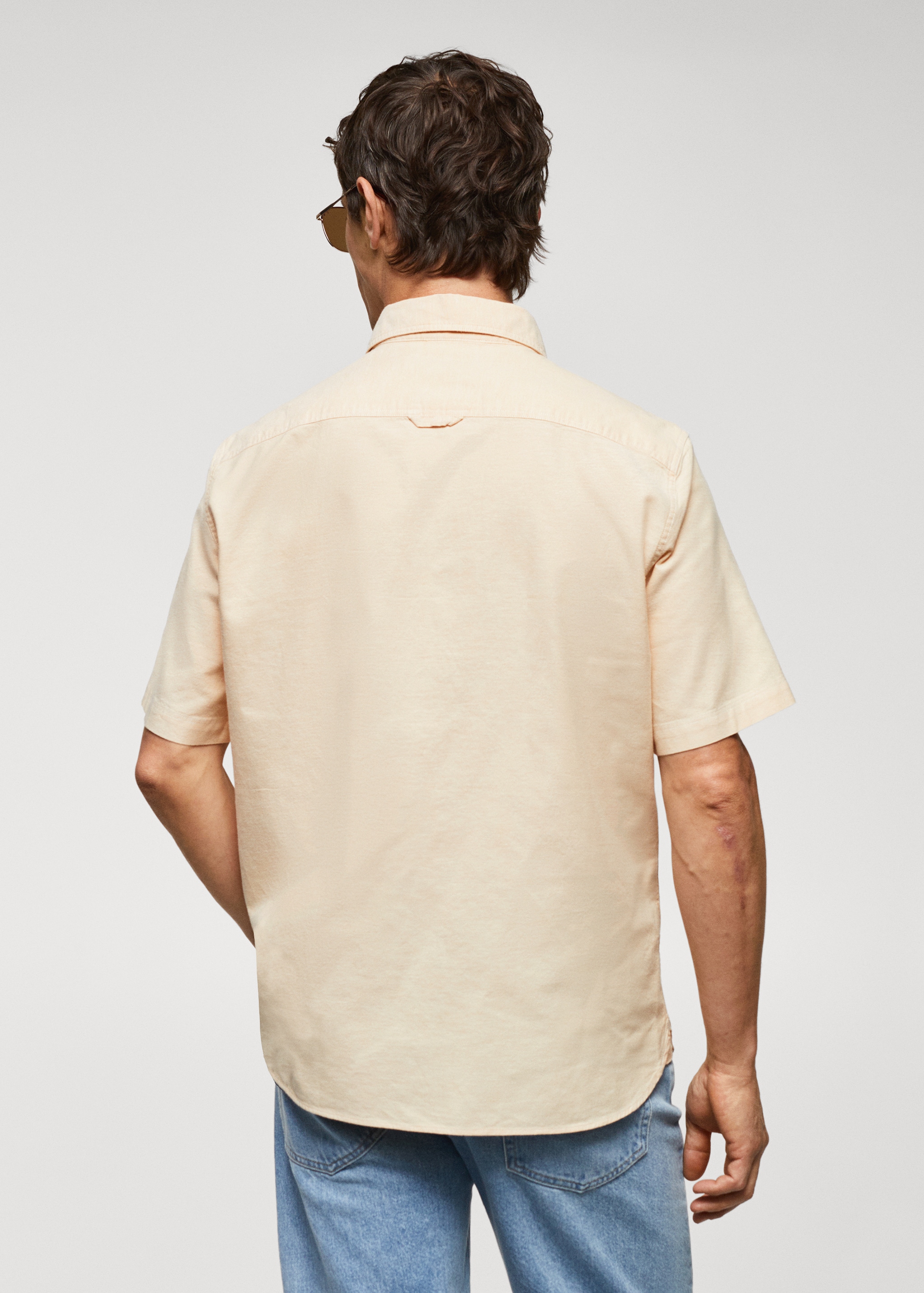 Рубашка 100% хлопок regular fit  - Обратная сторона изделия