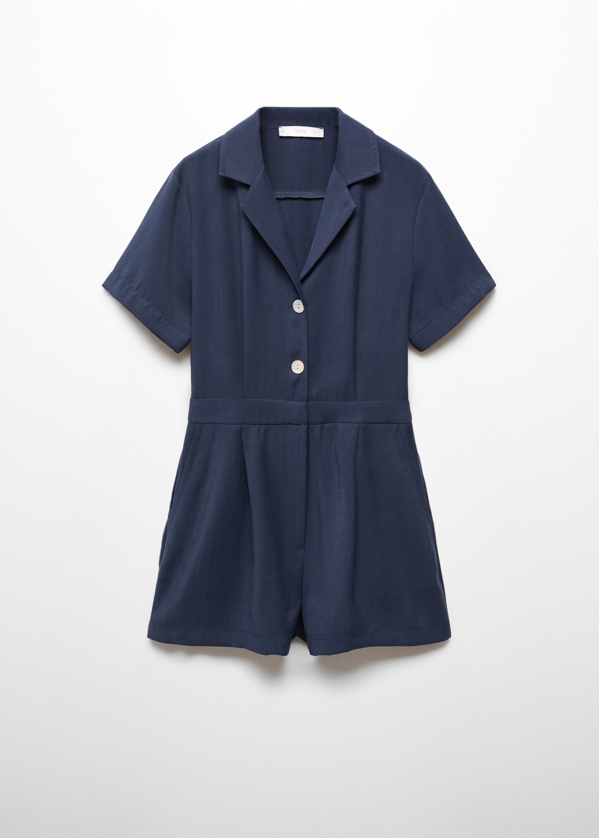 Short jumpsuit with pleat detail - Article without model