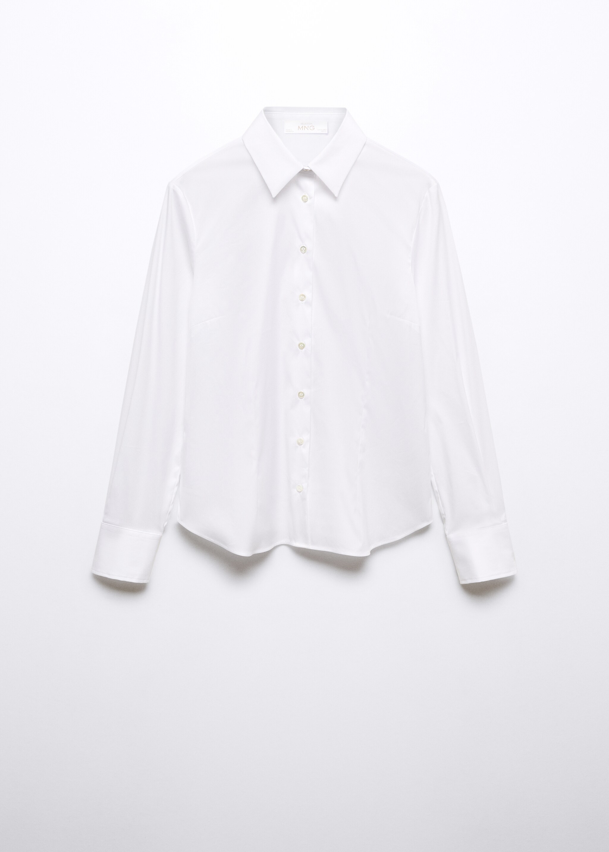 Camisa ajustada de algodão - Artigo sem modelo