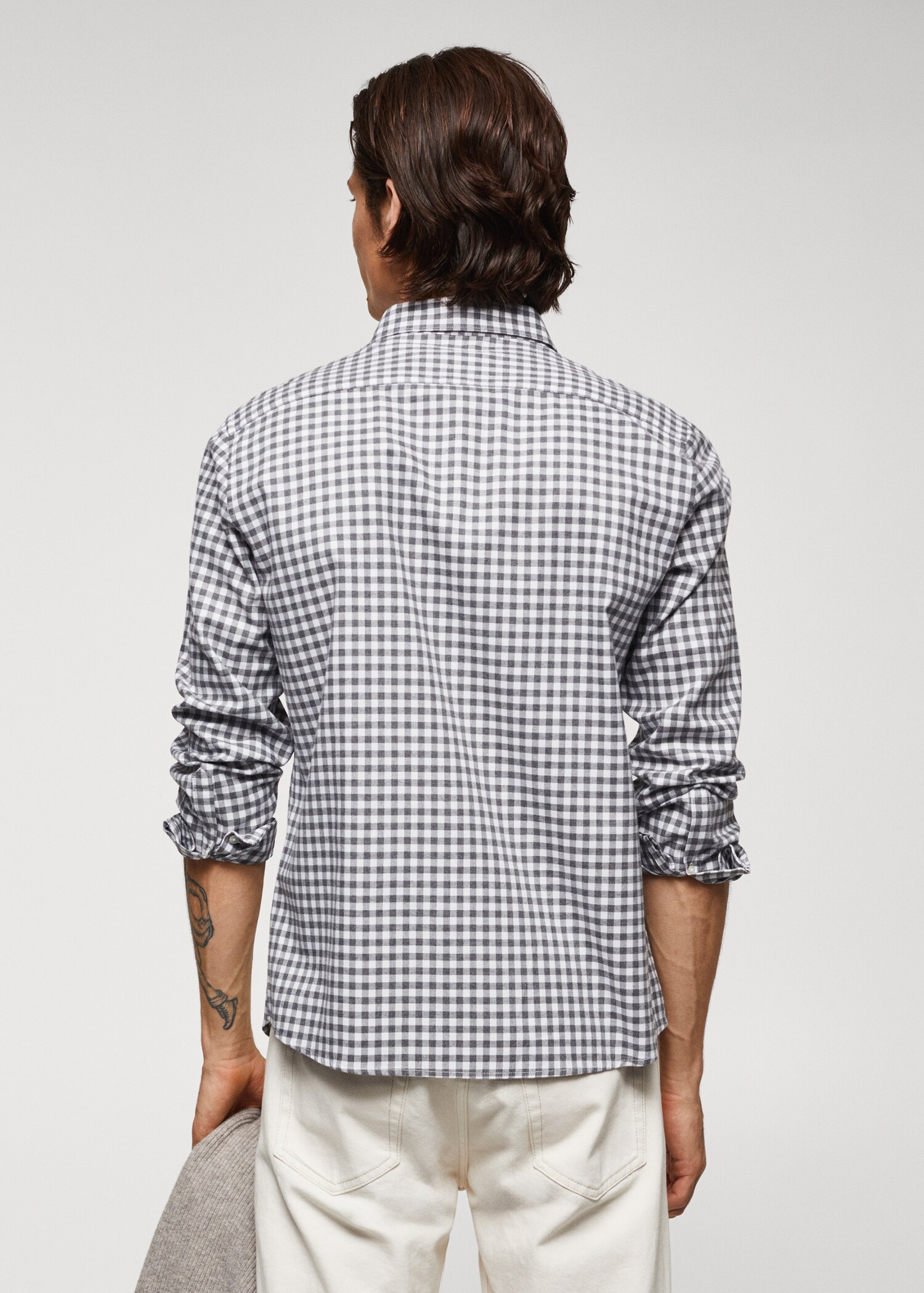 Chemise coton vichy - Verso de l’article
