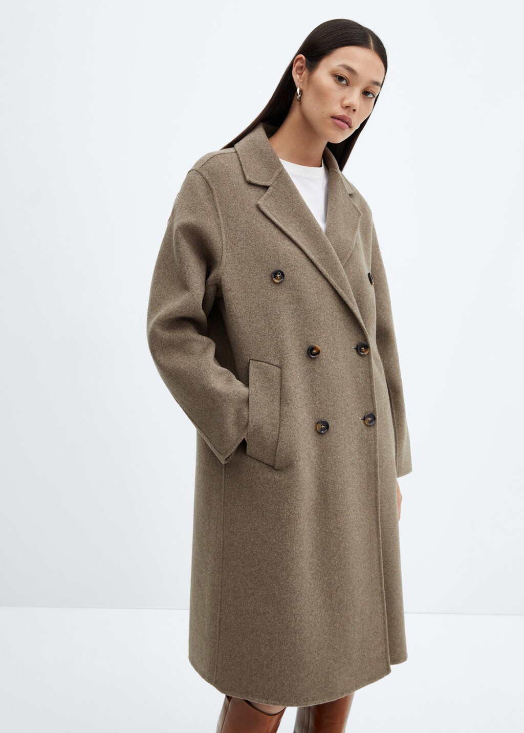Mango pea coat discount