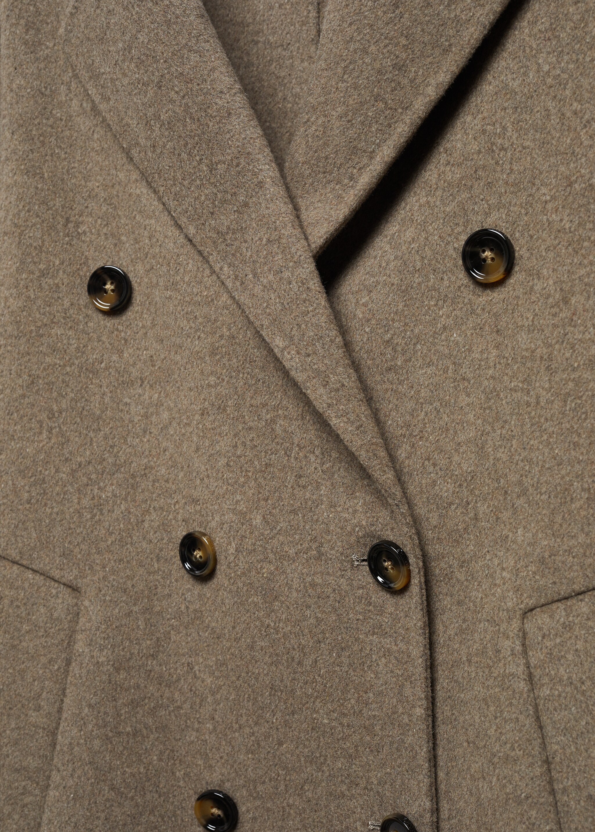Abrigo lana handmade oversize - Detalle del artículo 8