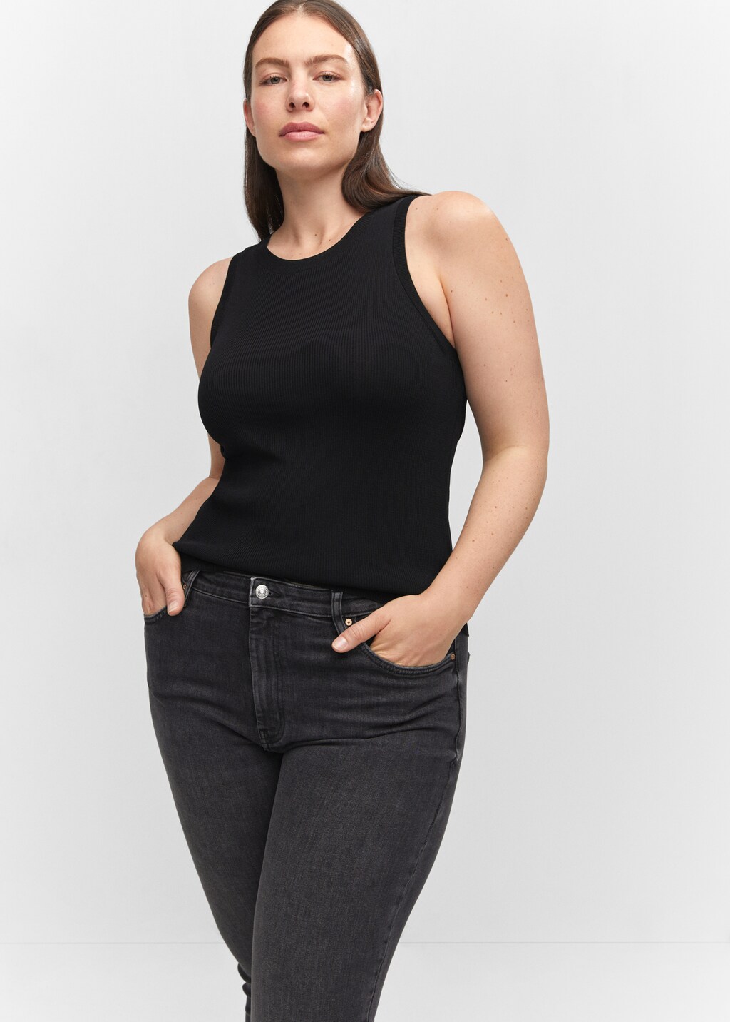 Skinny cropped jeans Women MANGO Montenegro