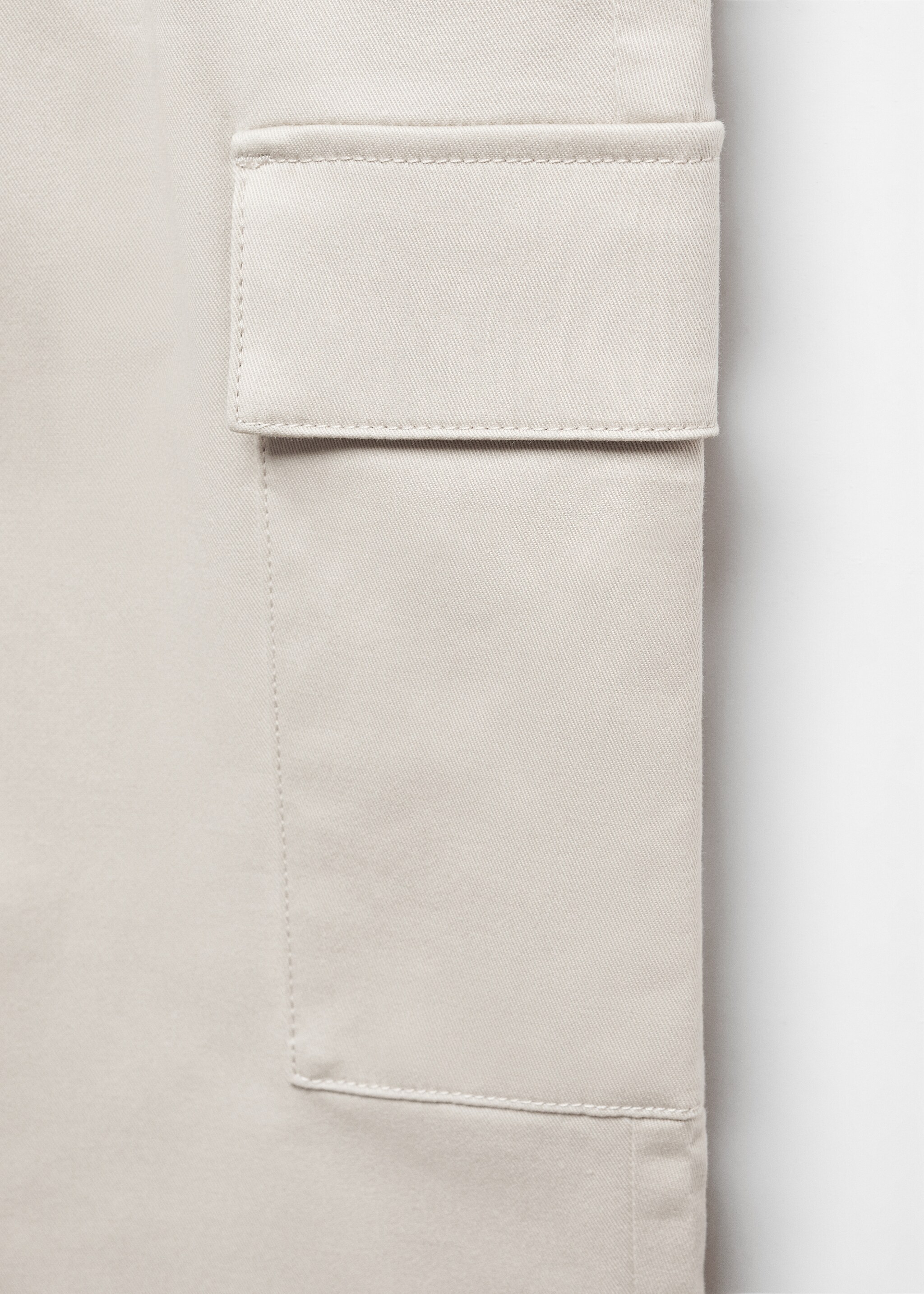 Pantalon cargo slim fit en coton  - Détail de l'article 8