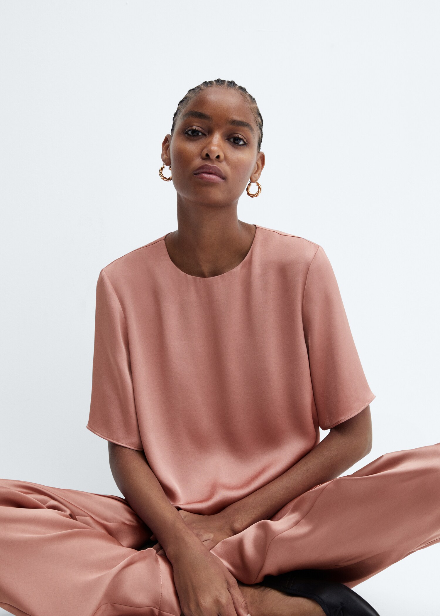 Satijnen blouse  - Detail van het artikel 2