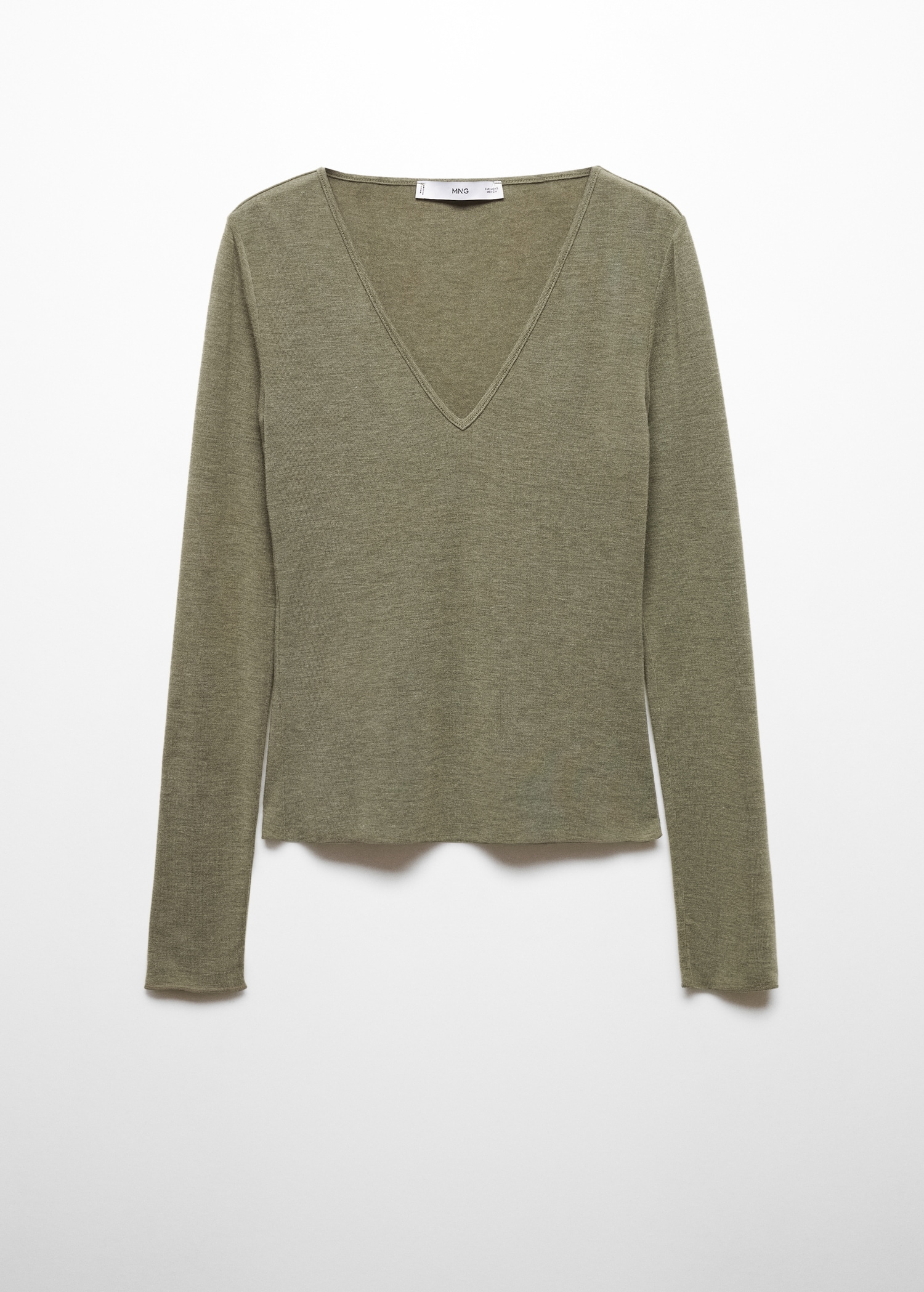 Camiseta escote pico MANGO Uruguay