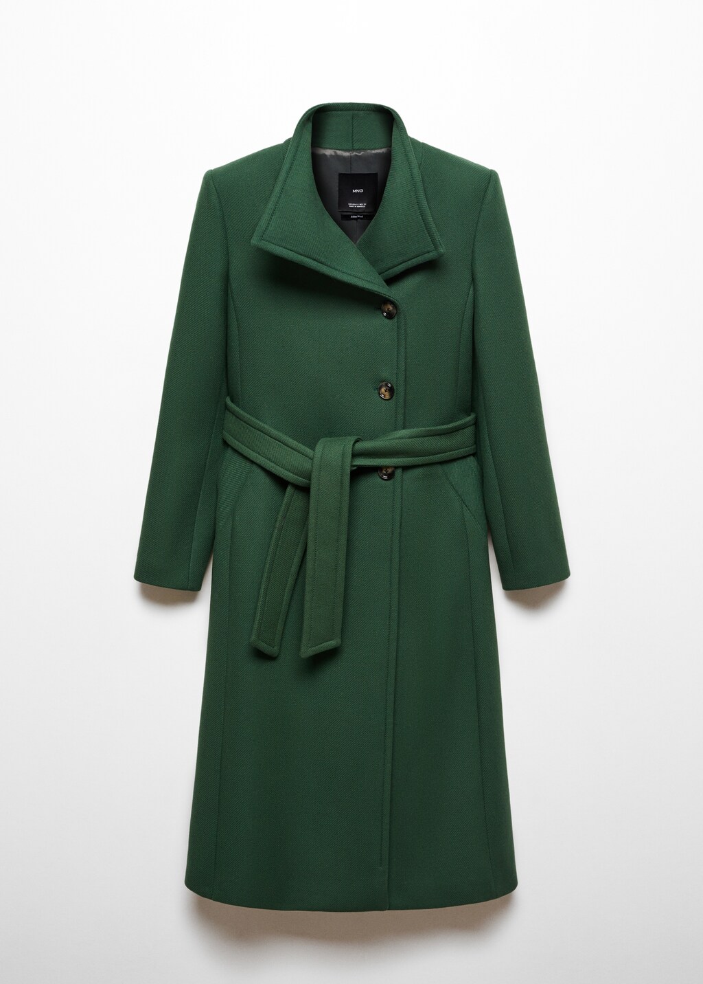 Belted Manteco wool coat Women MANGO China