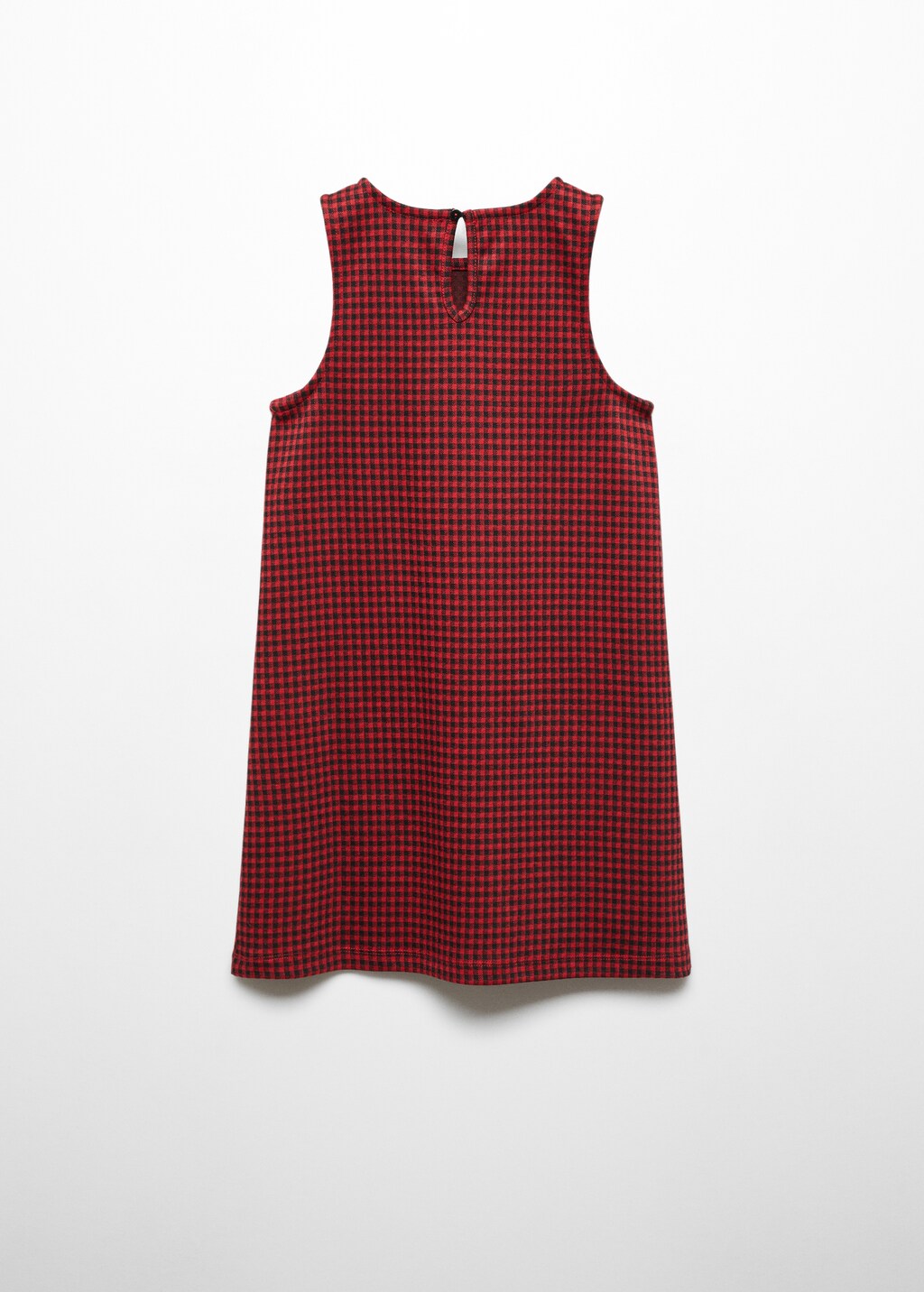 Houndstooth pinafore dress
