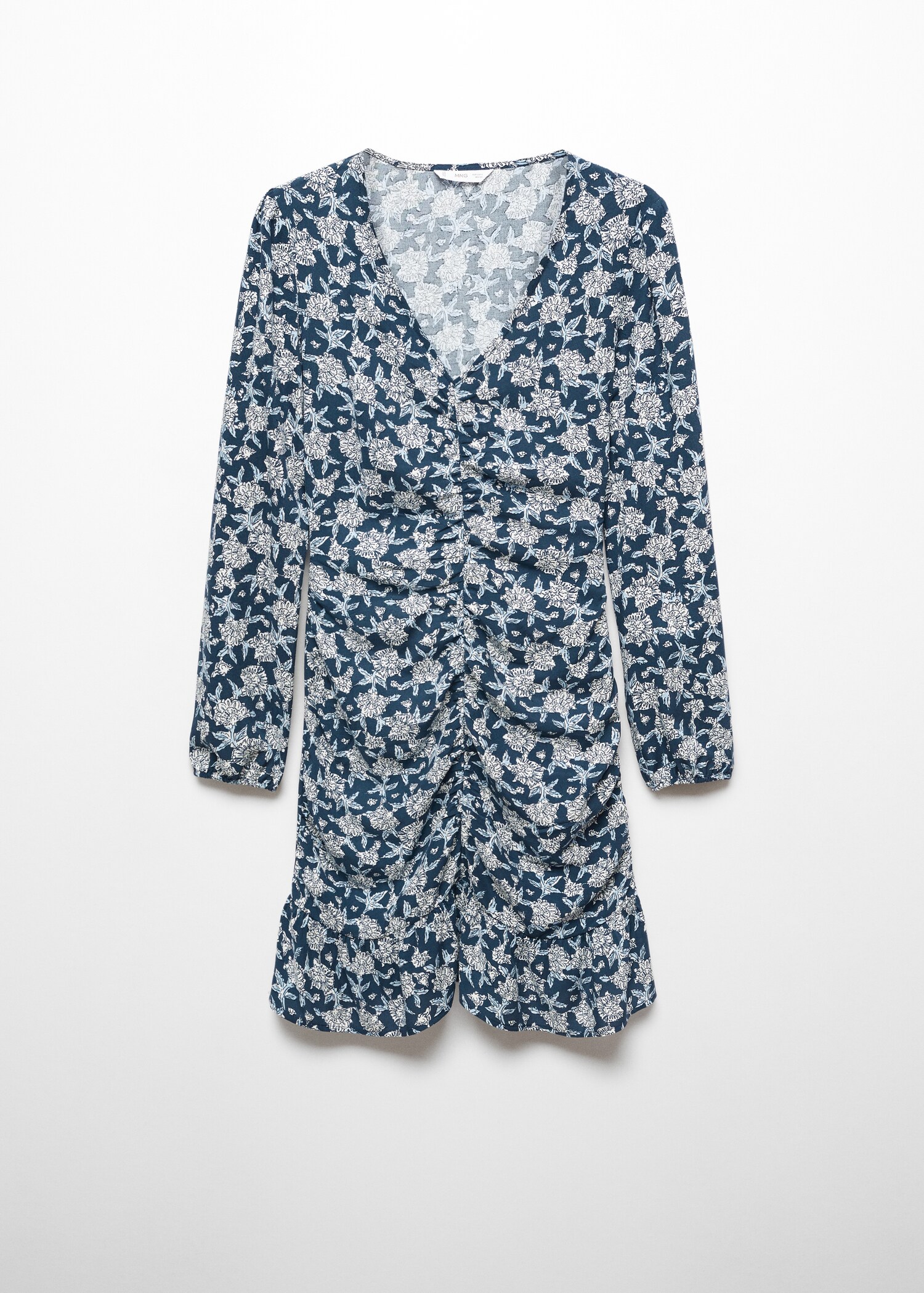 Ruched detail flower dress - Article without model