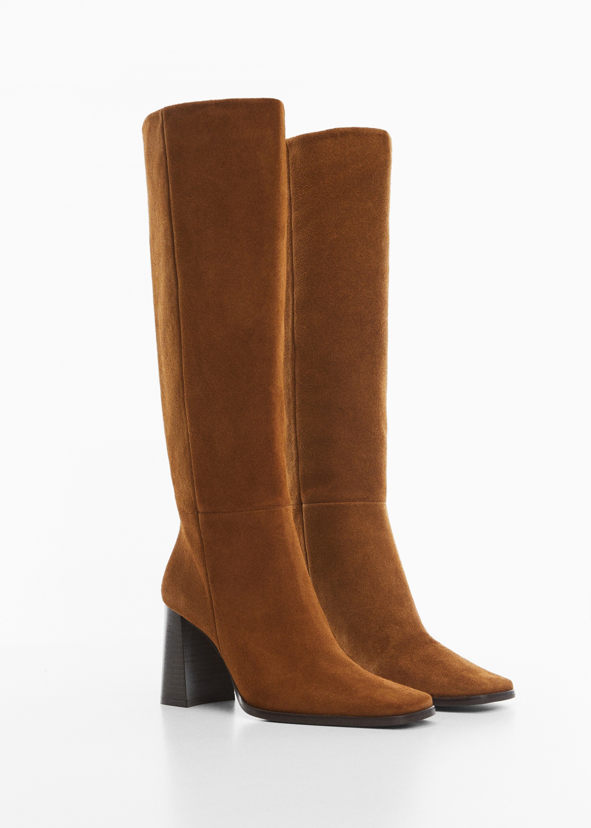 Bottes suède talon - Plan moyen