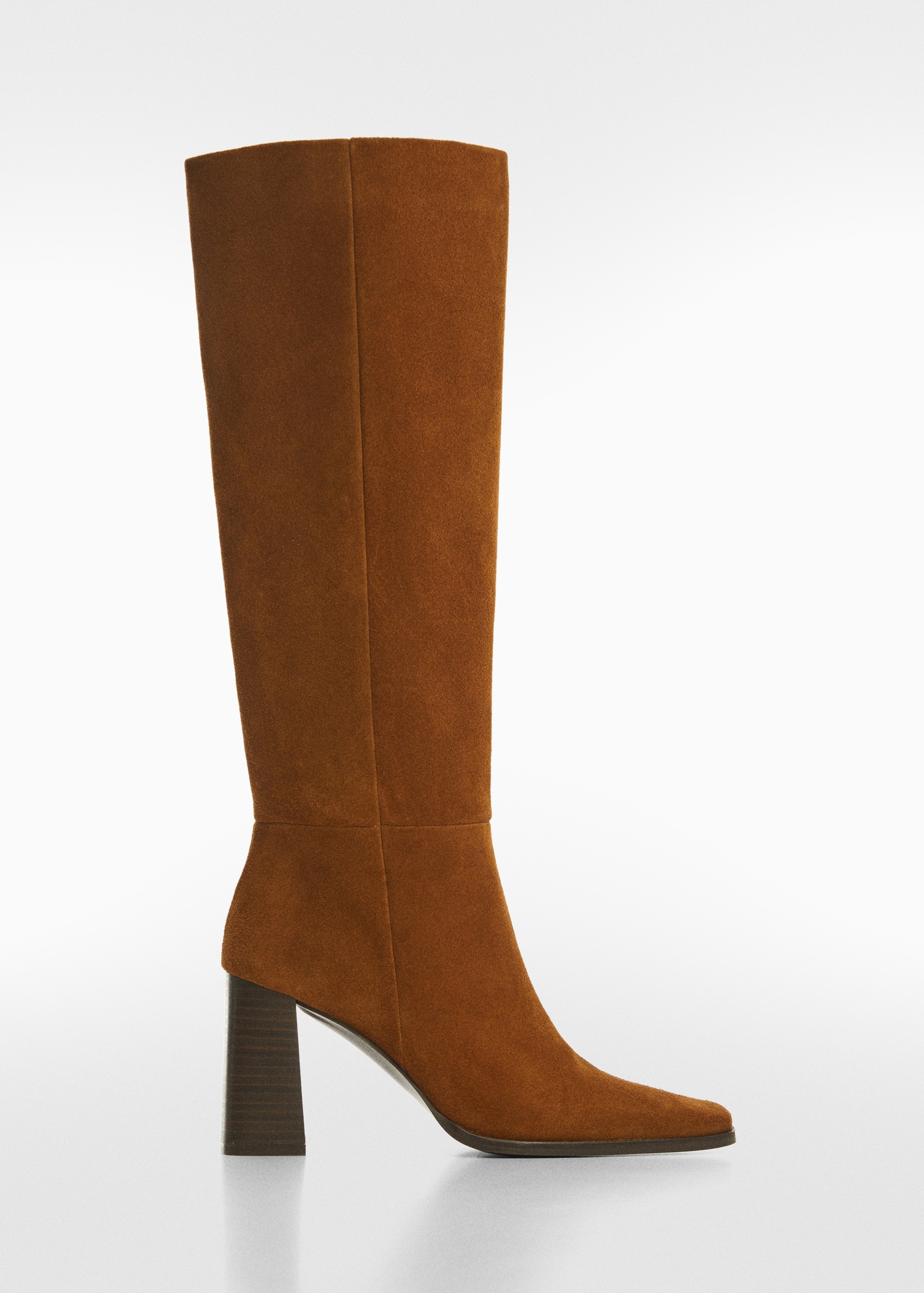 Heel suede boots - Main Image