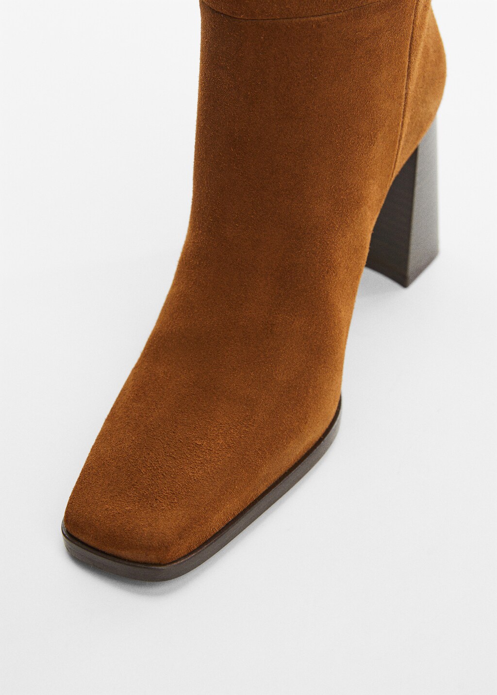 Heel suede boots Women MANGO Azerbaijan