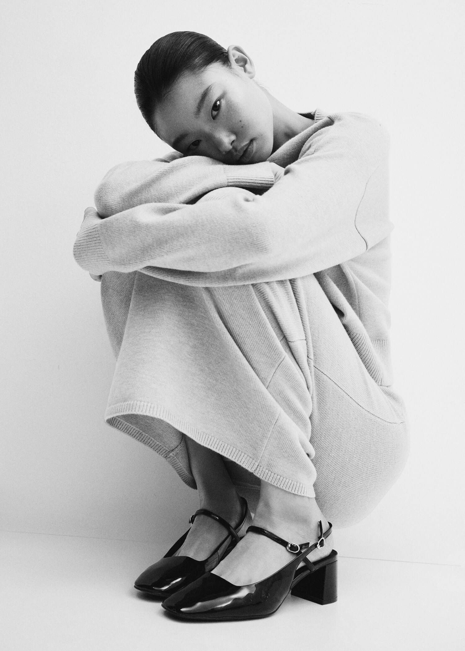 Sweater with decorative seam - Details of the article 2